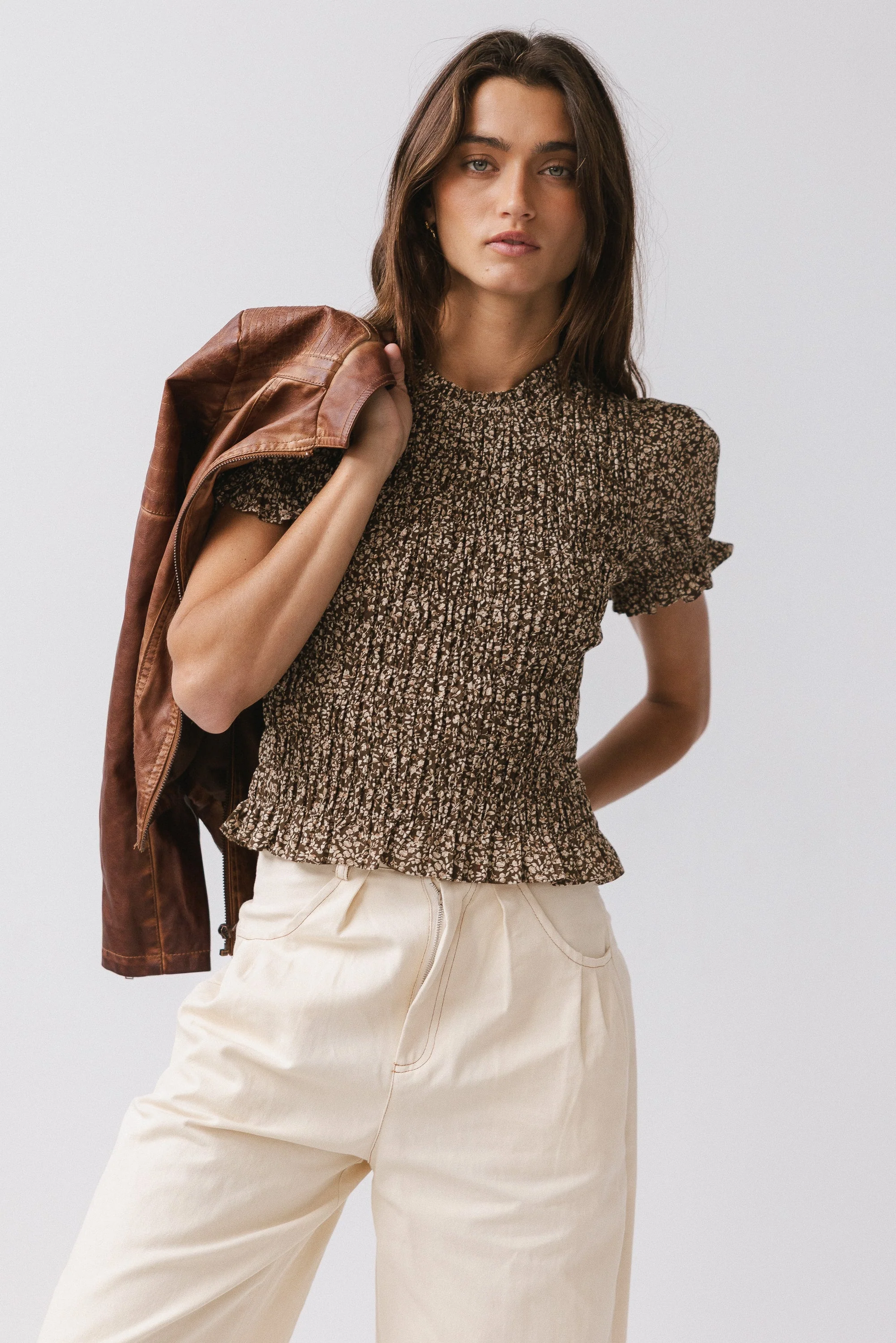 Maura Smocked Blouse