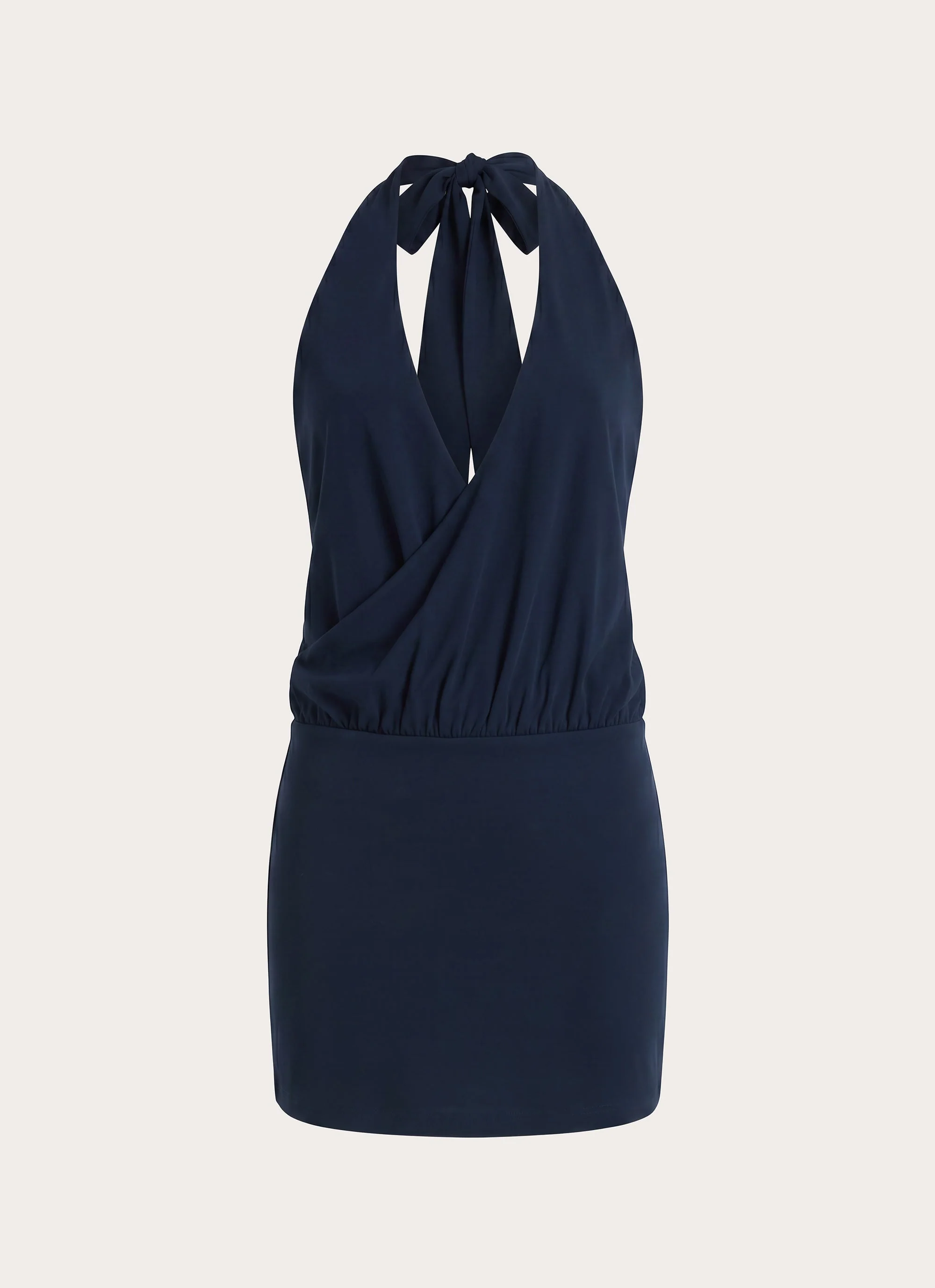 Just Thinking Mini Dress - Midnight Slate - luluinthesky