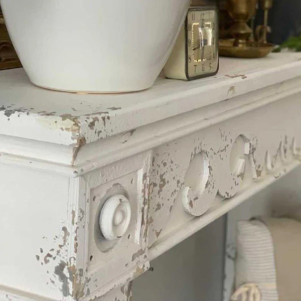 Chippy Wooden Mantel