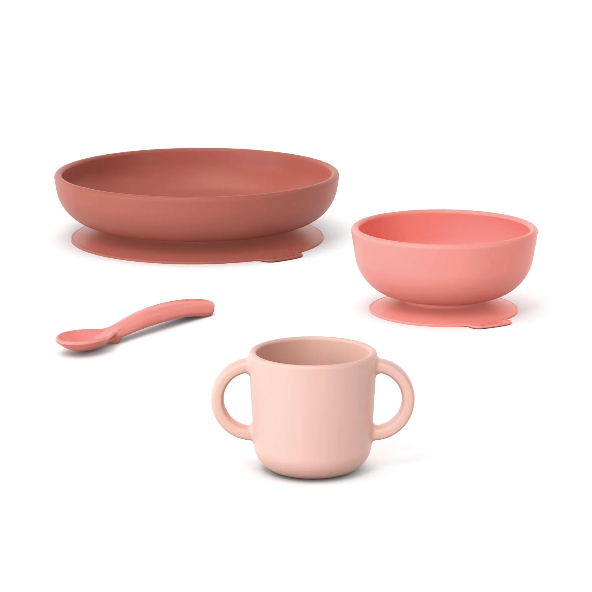 Vogeelle Silicone Baby Meal Set - Coral