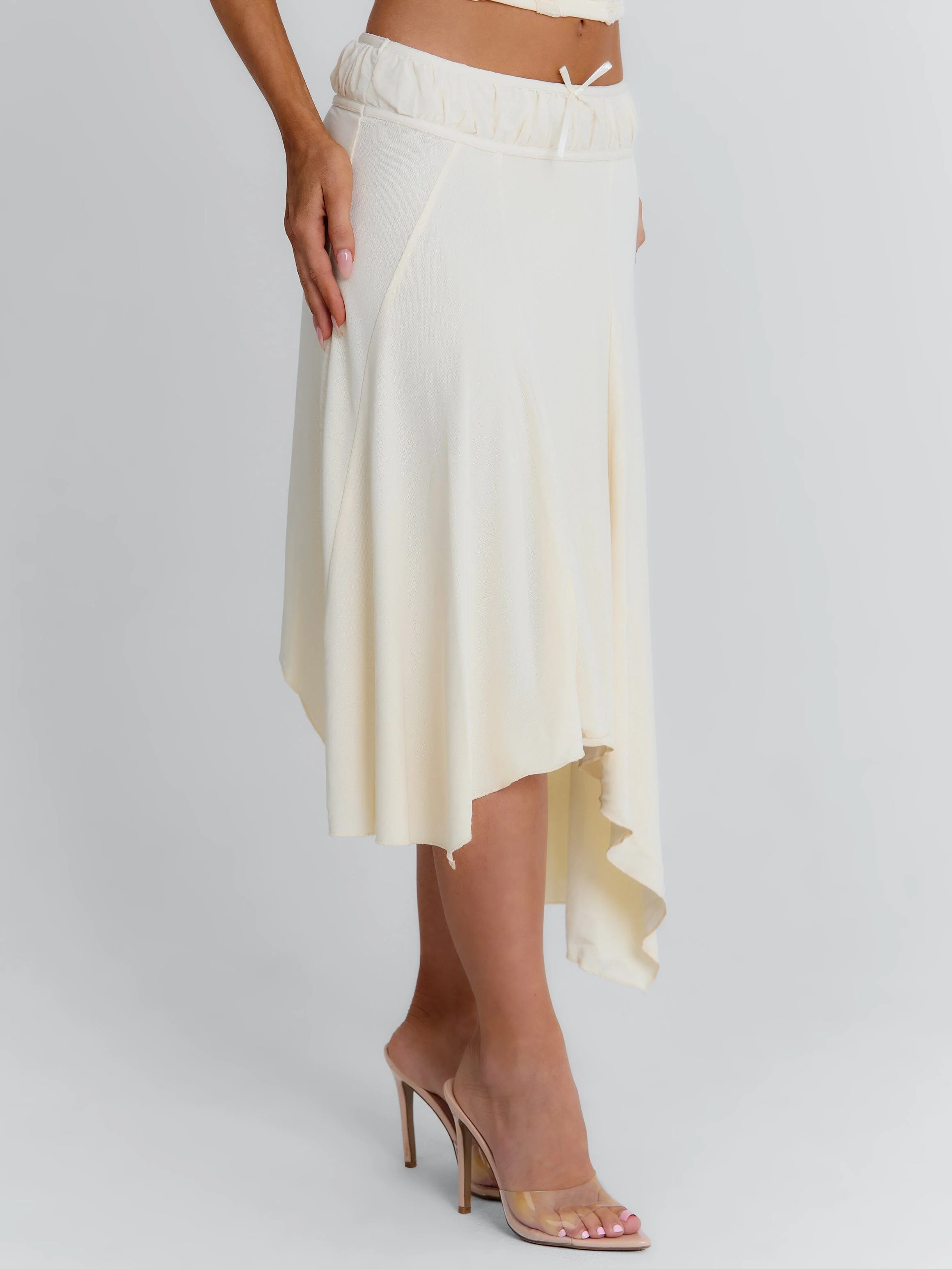 Val Midi Skirt Cream