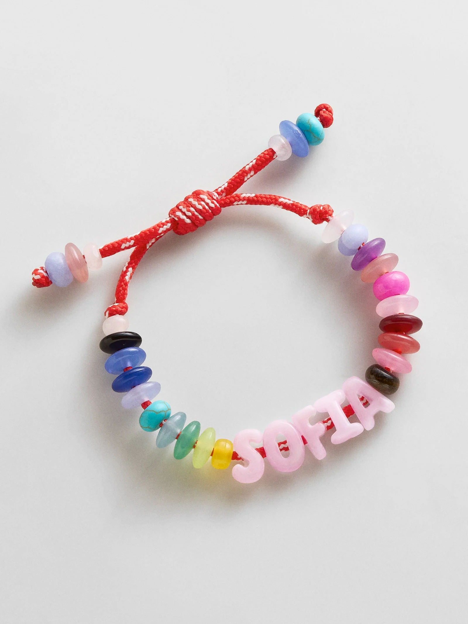 Wear Everywhere Waterproof Custom Bracelet - Light Multi/Pink