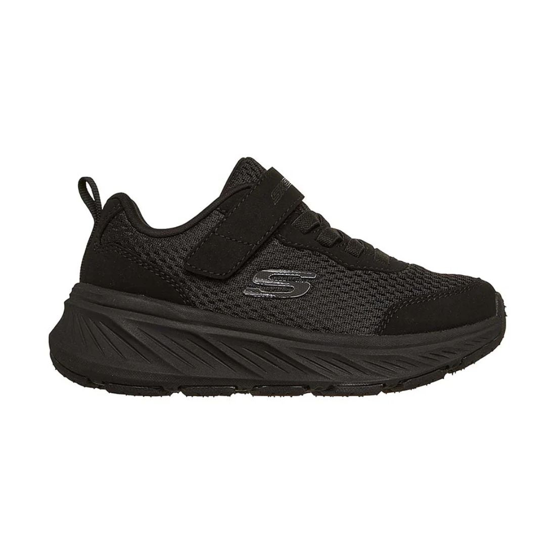 SKECHERS Edgeride Junior's School Shoes Black 404800L-BBK