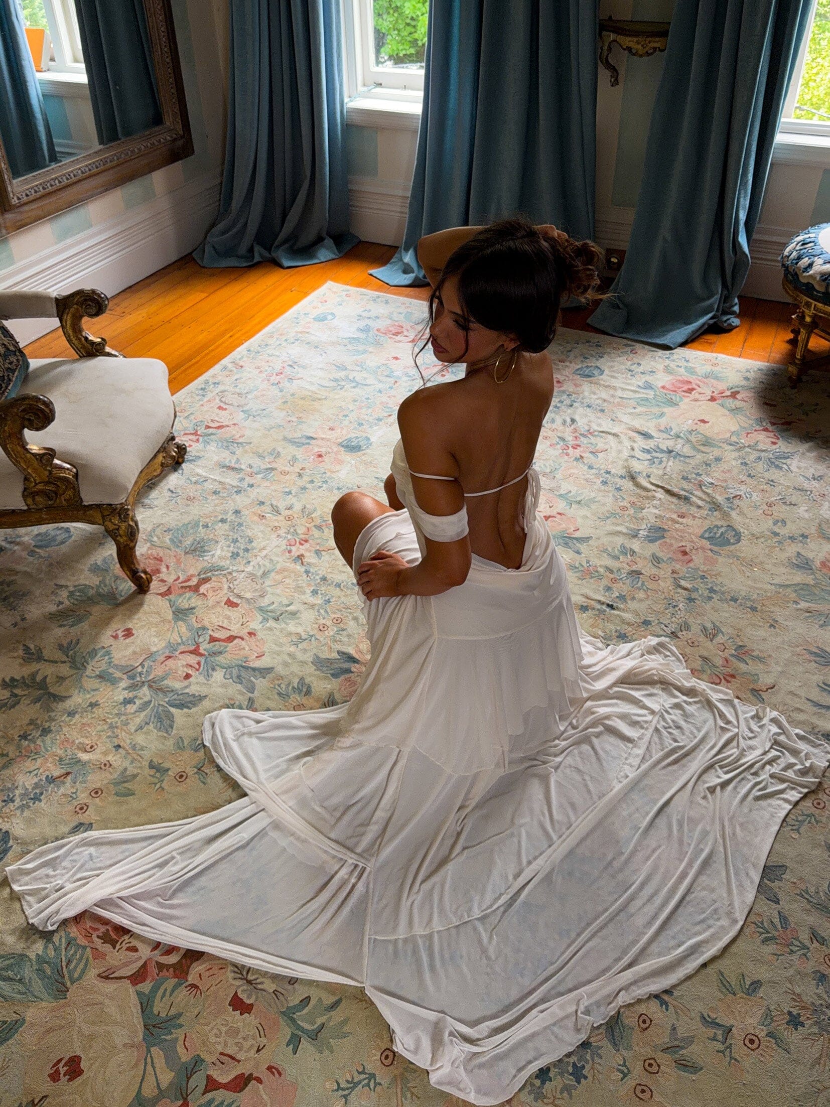 SINORA MAXI DRESS IVORY