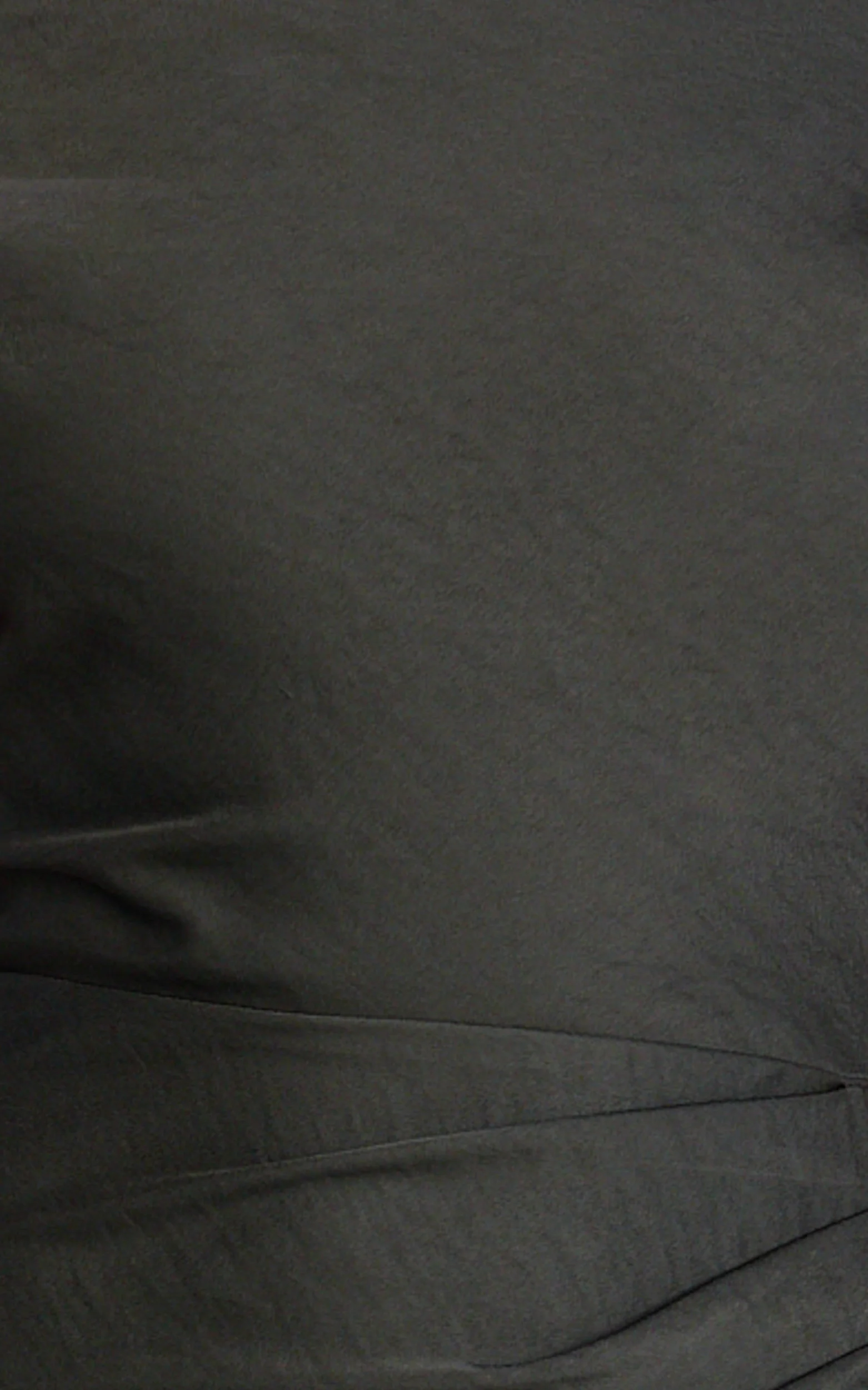 Lira Midi Dress - One Shoulder Satin Dress in Black