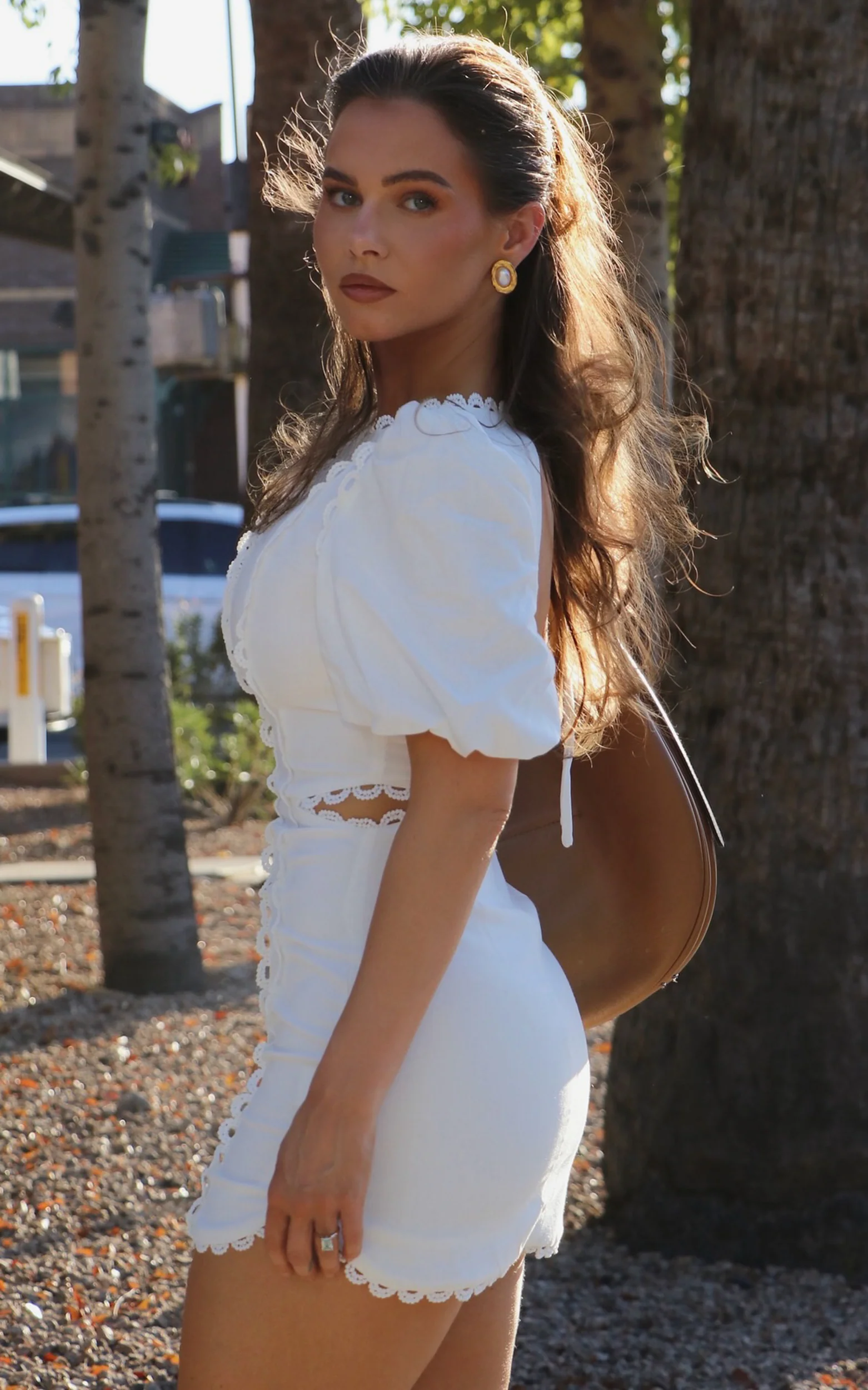 Laila Mini Linen Blend Dress
