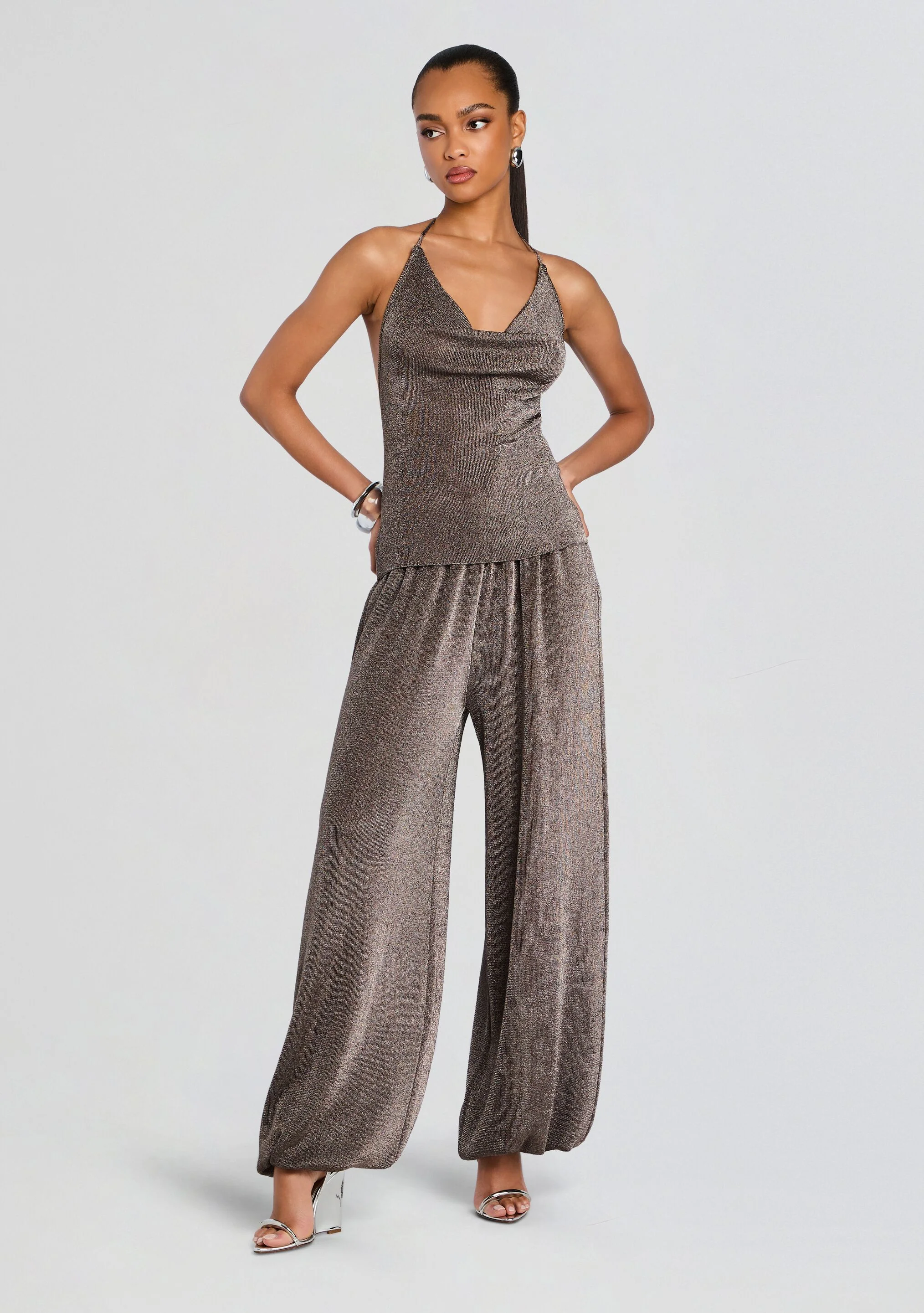 Esmerelda Metallic Knit Top