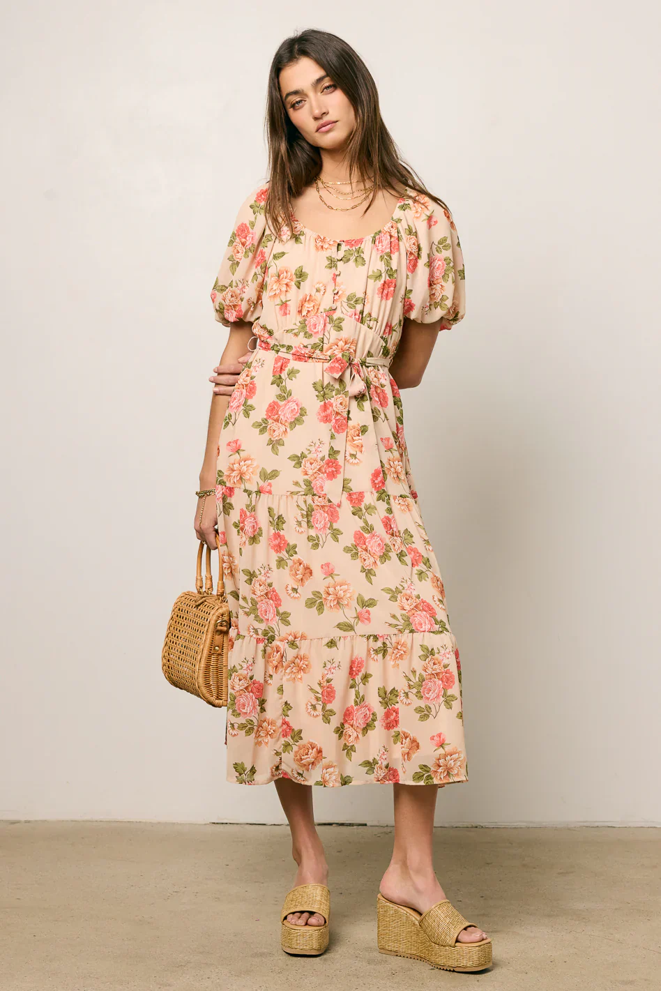 Patricia Floral Midi Dress