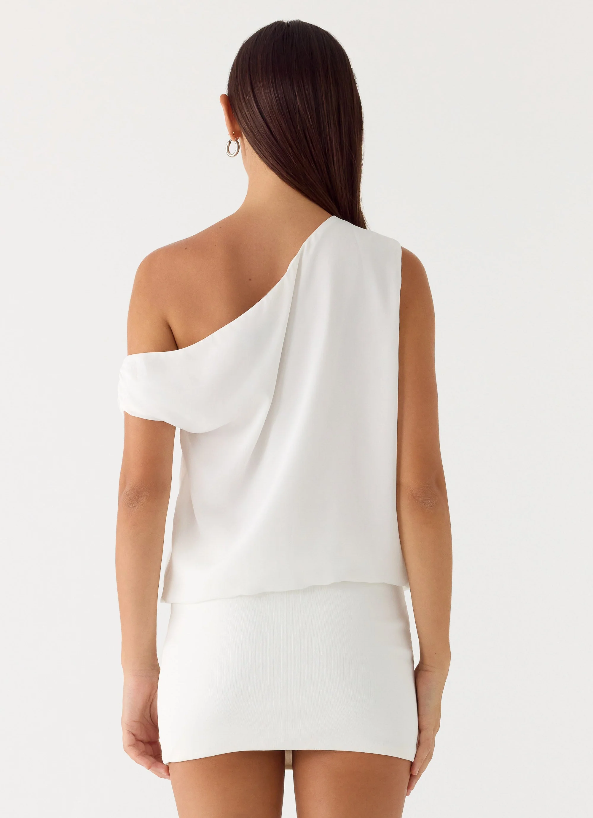 Stick Around Mini Dress - White - luluinthesky