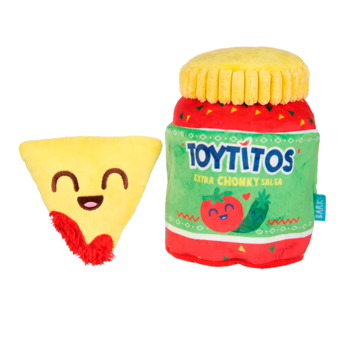 Yip & Salsa Plush Multi-Part + Enrichment Dog Toy