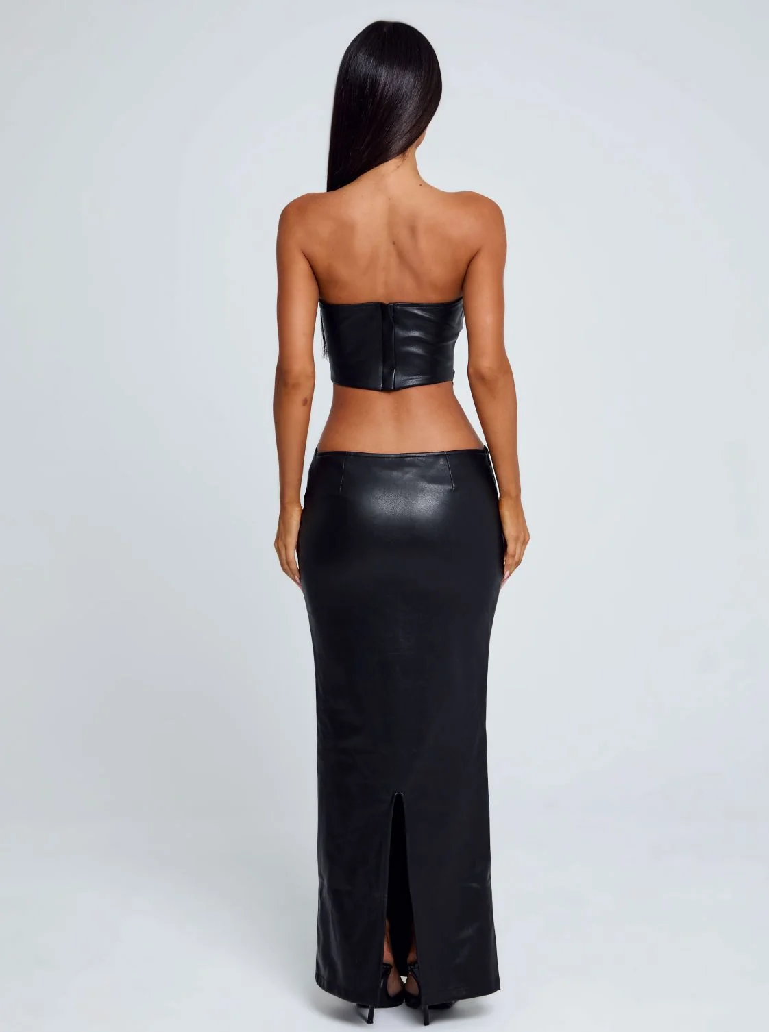 MILARAE MIDI DRESS BLACK