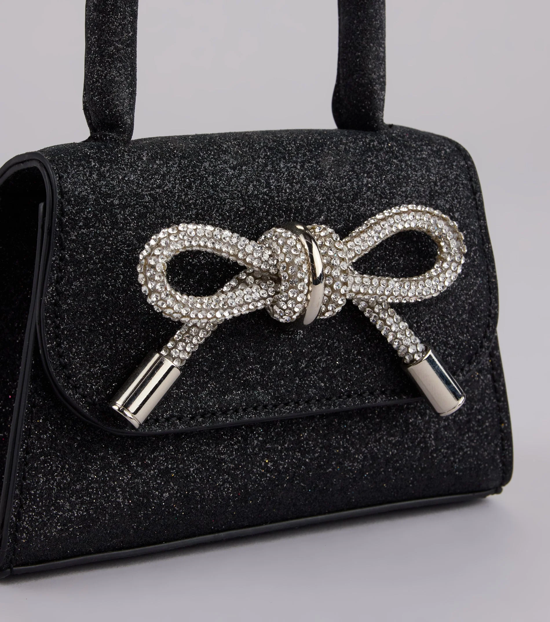 Tie It Together Glitter Mini Bag