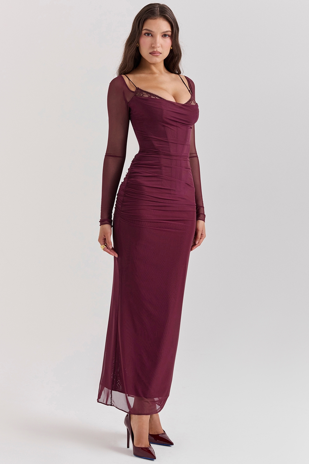 Wine Maxi Dress
