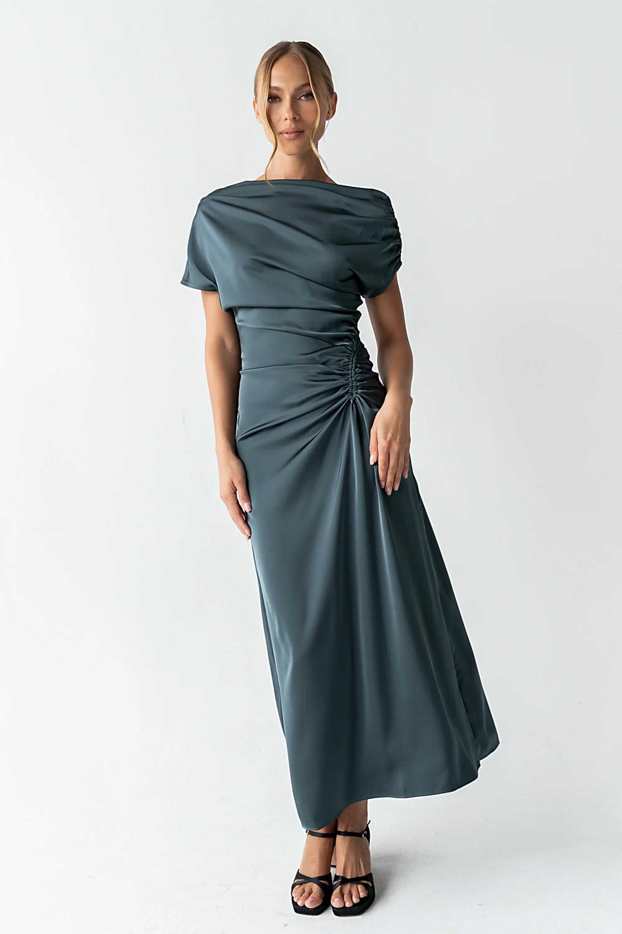 Gigi Ruched Maxi Dress