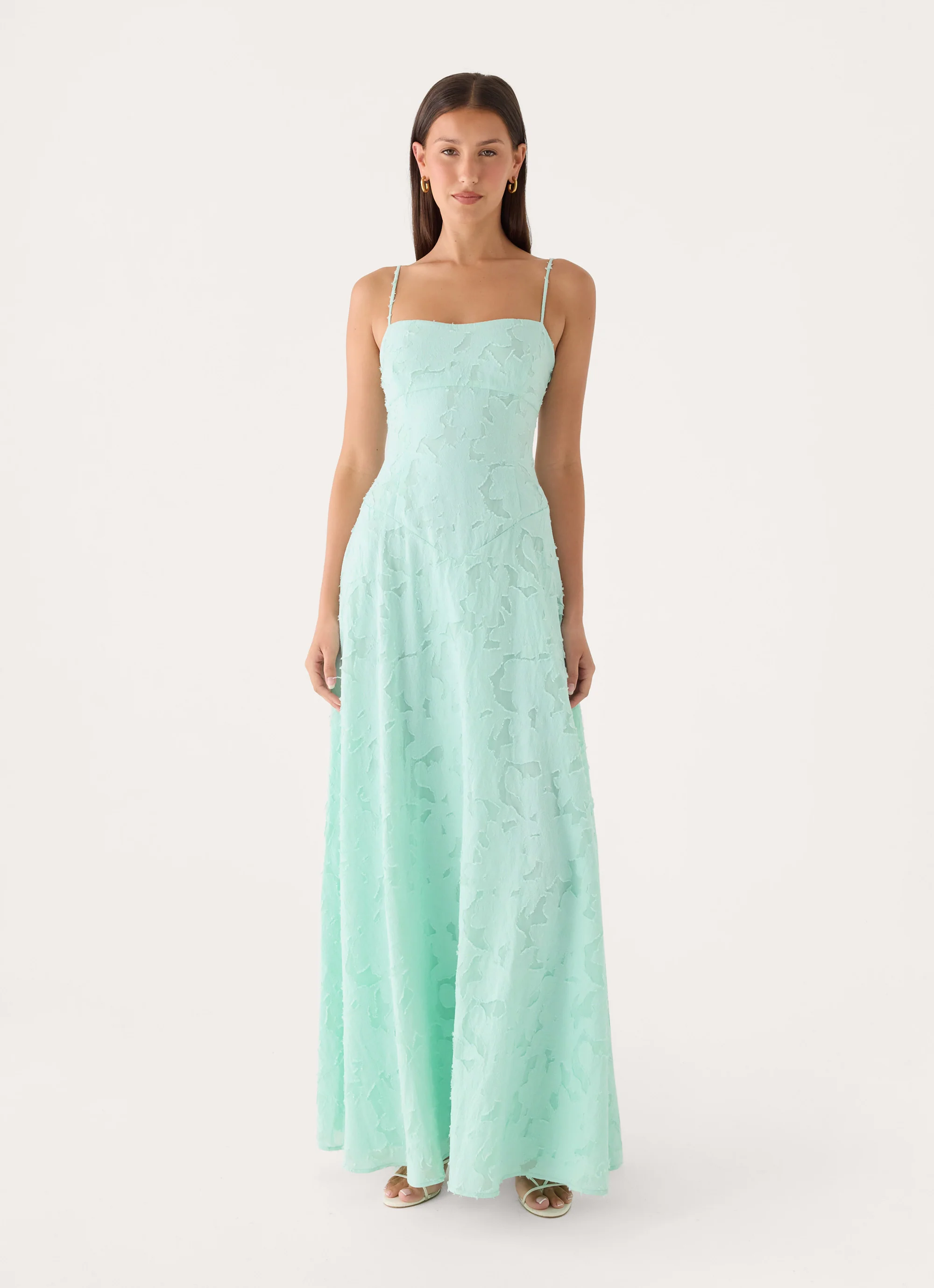 Flyth Maxi Dress - Mint - FASHION NOB