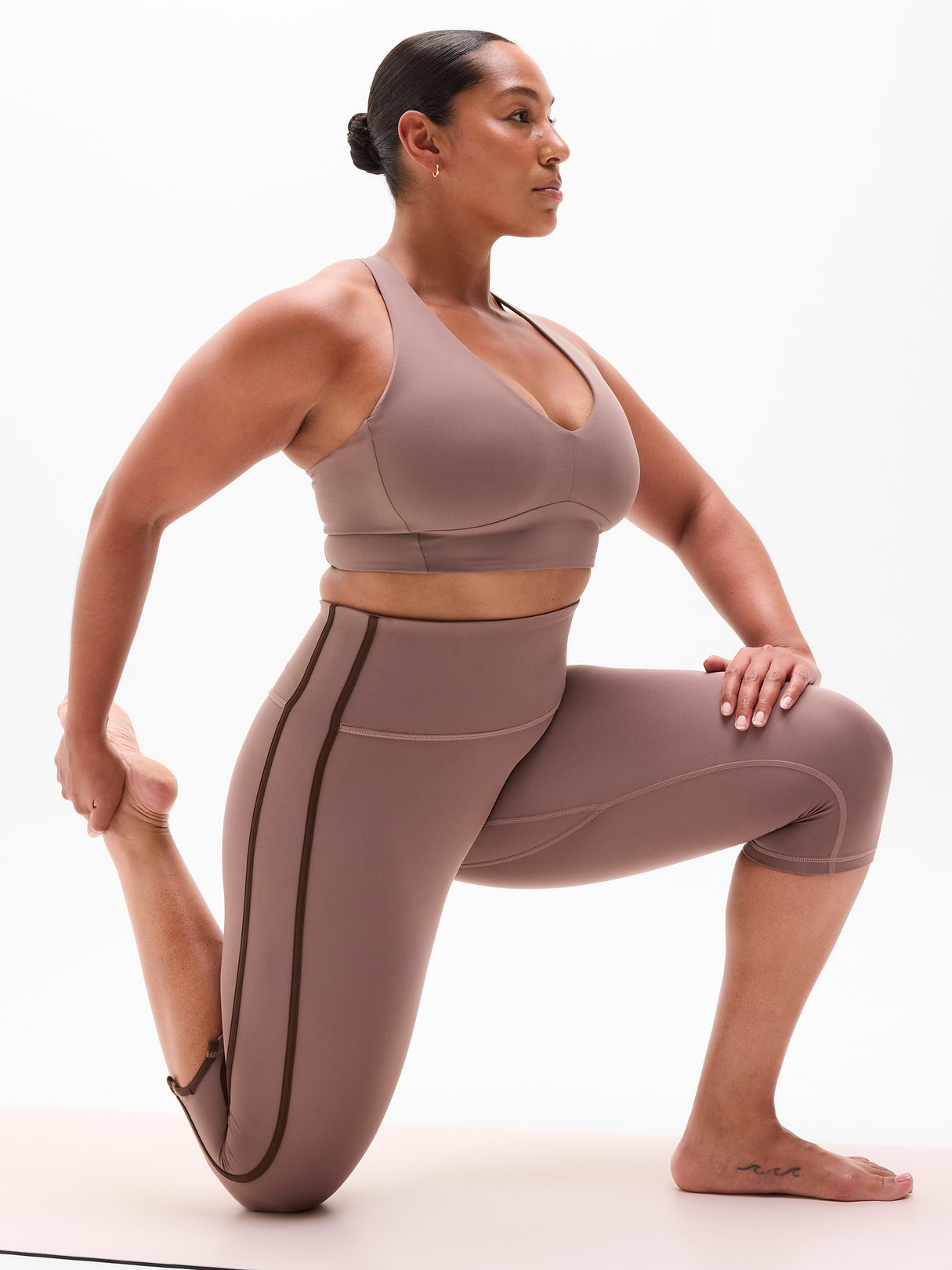 Elation Track Stripe Crop