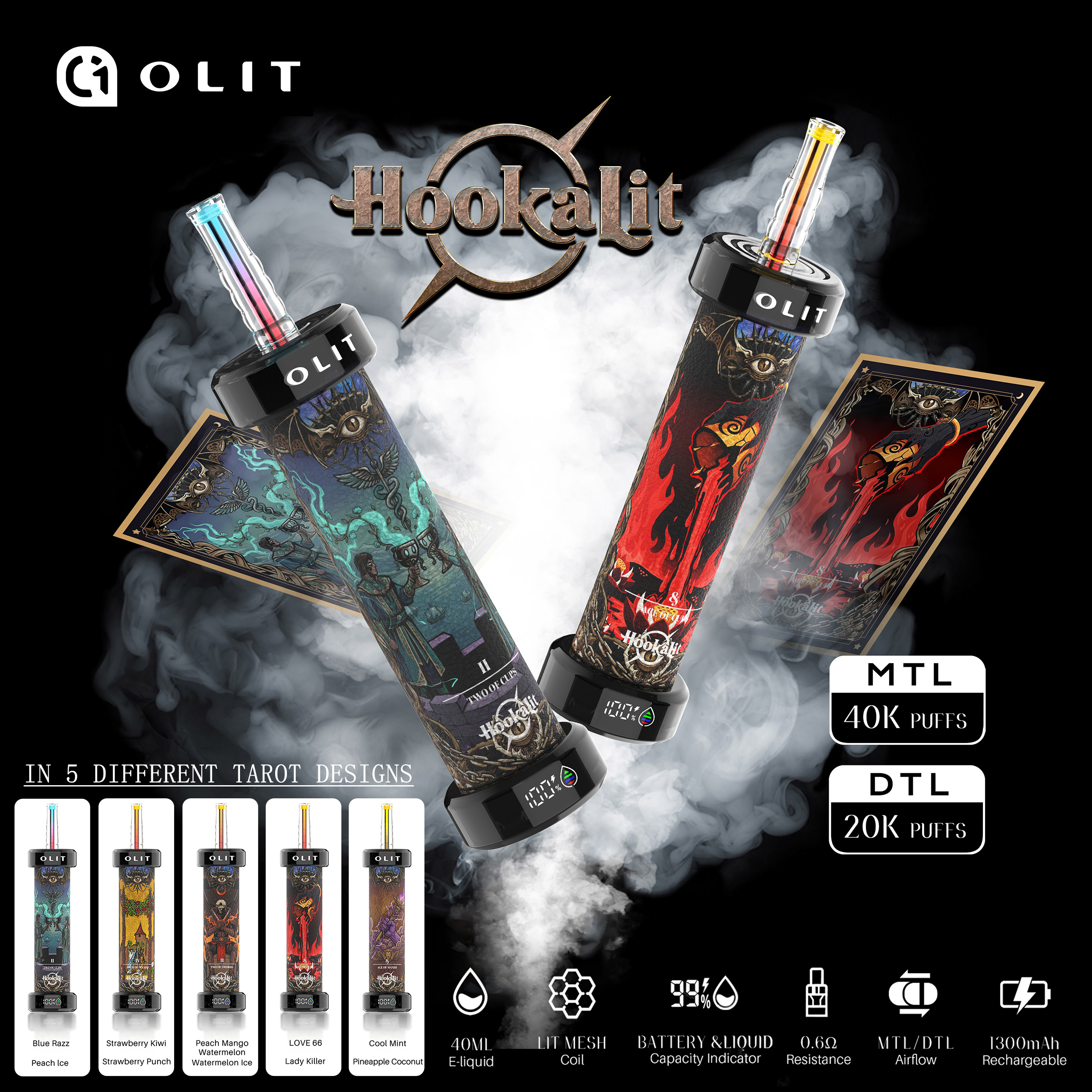 AIVONO- OLIT 40K Puffs(0.35 % Nikotingehalt)