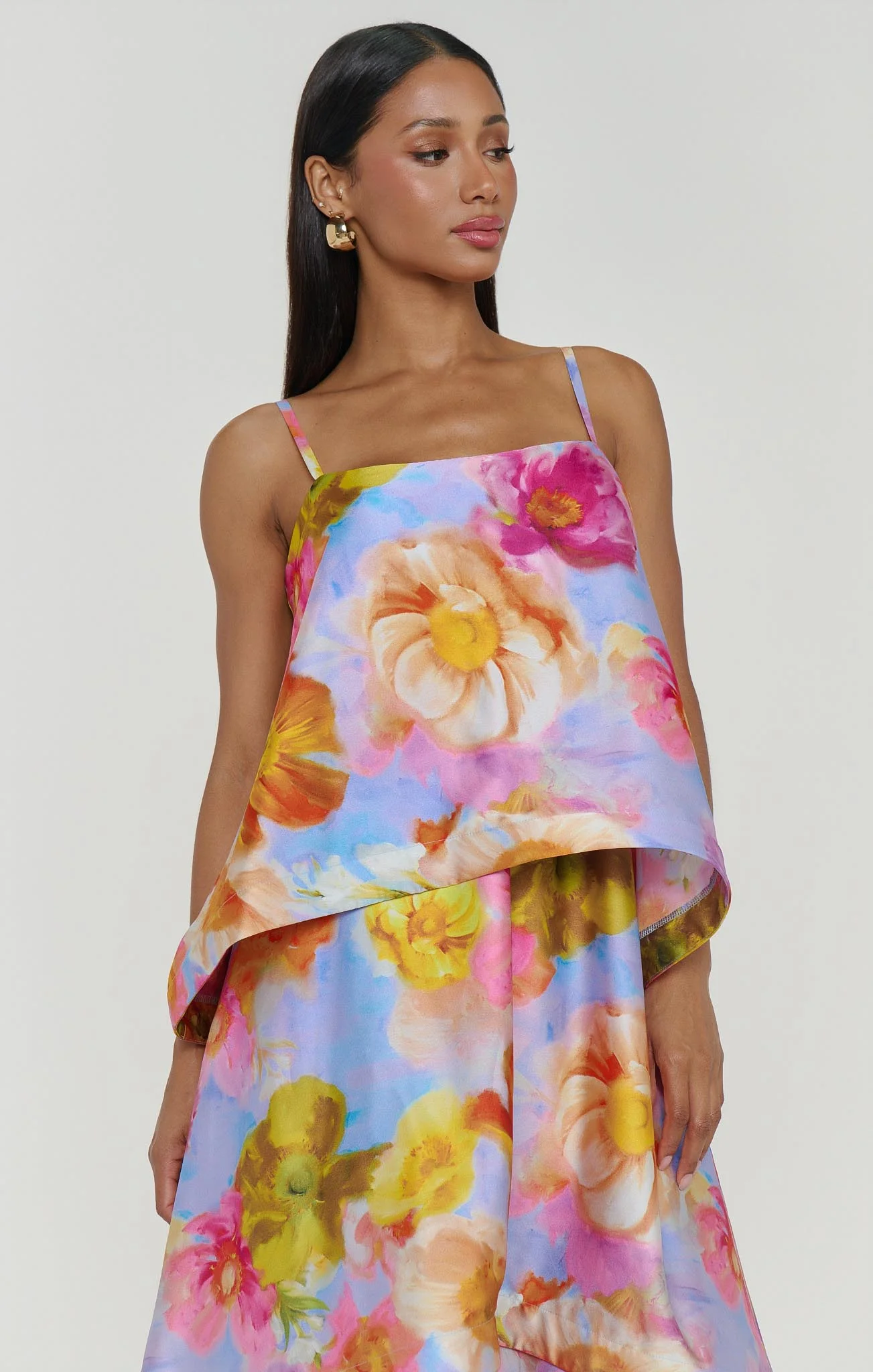 Ella Maxi Dress ~ Brushed Blooms