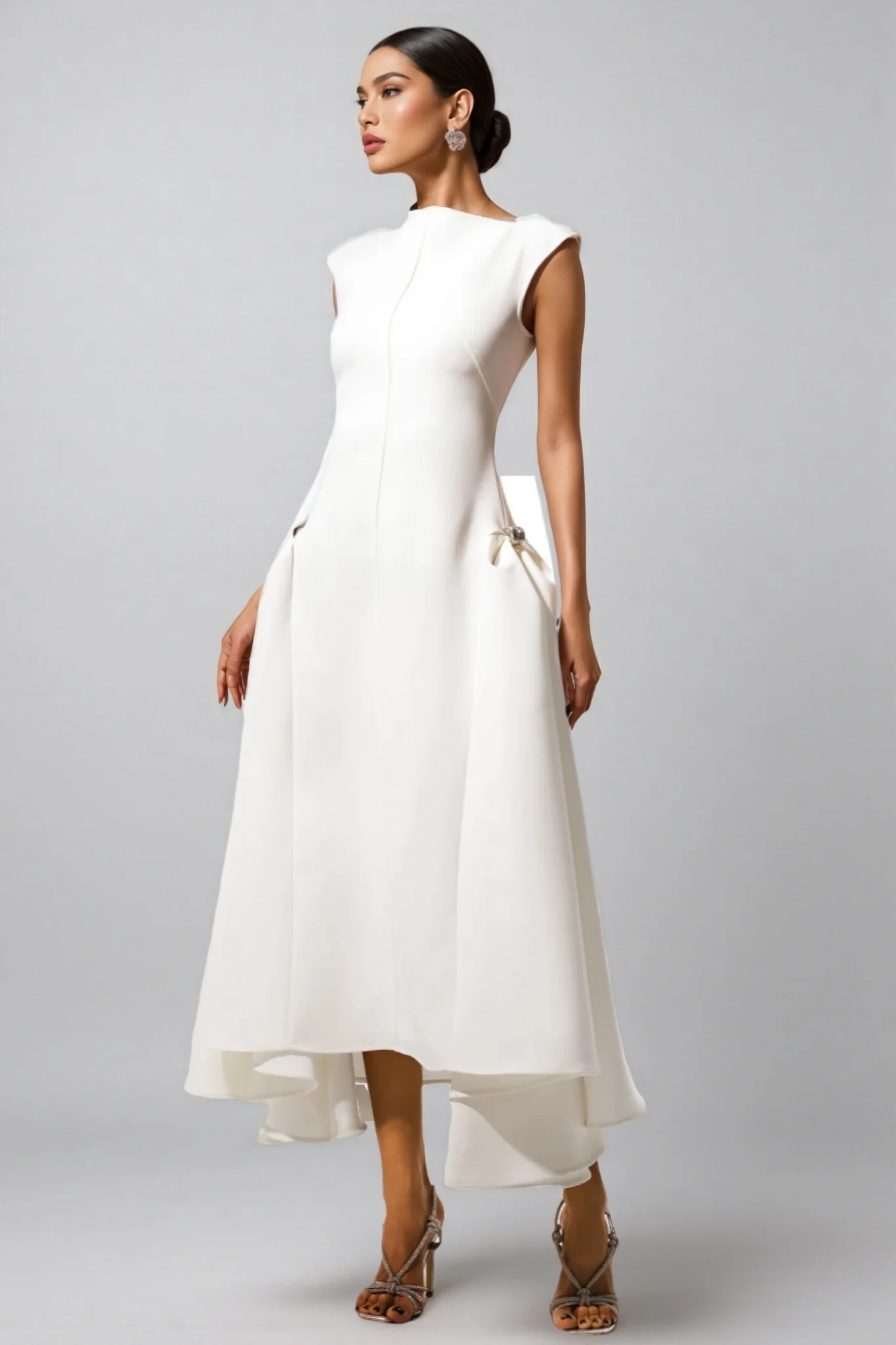 Paulina Choker Sleeveless Maxi Dress