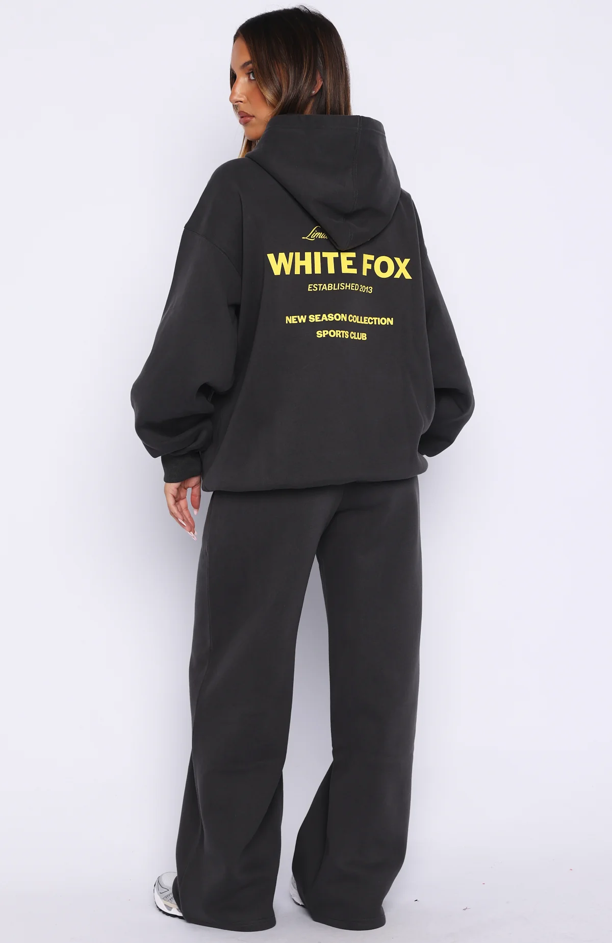 Proving Myself Wrong Wide Leg Sweatpants Charcoal
