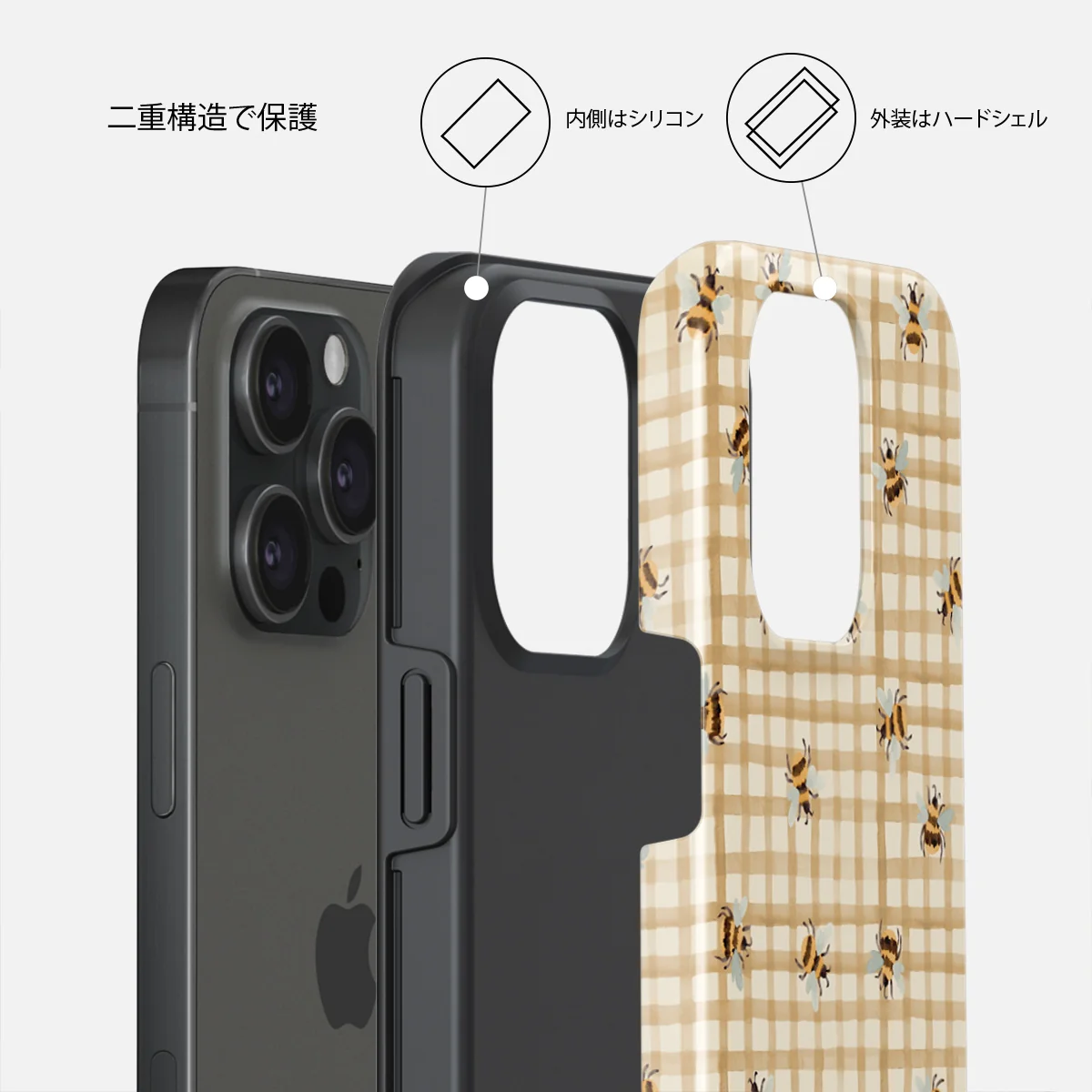 Honeycomb - iPhone 15 Pro Max ケース
