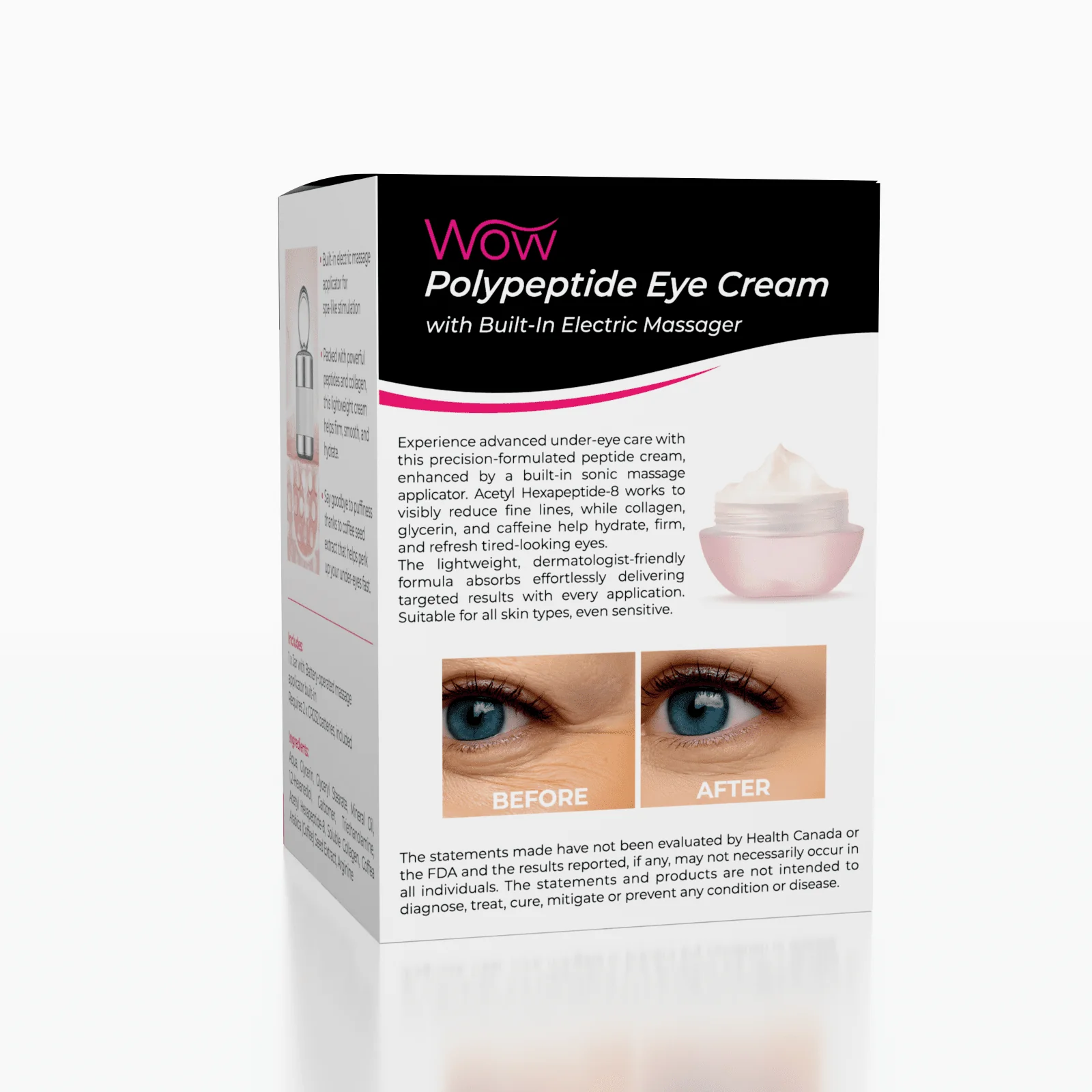 Wow: Polypeptide Eye Cream With Electric Massager