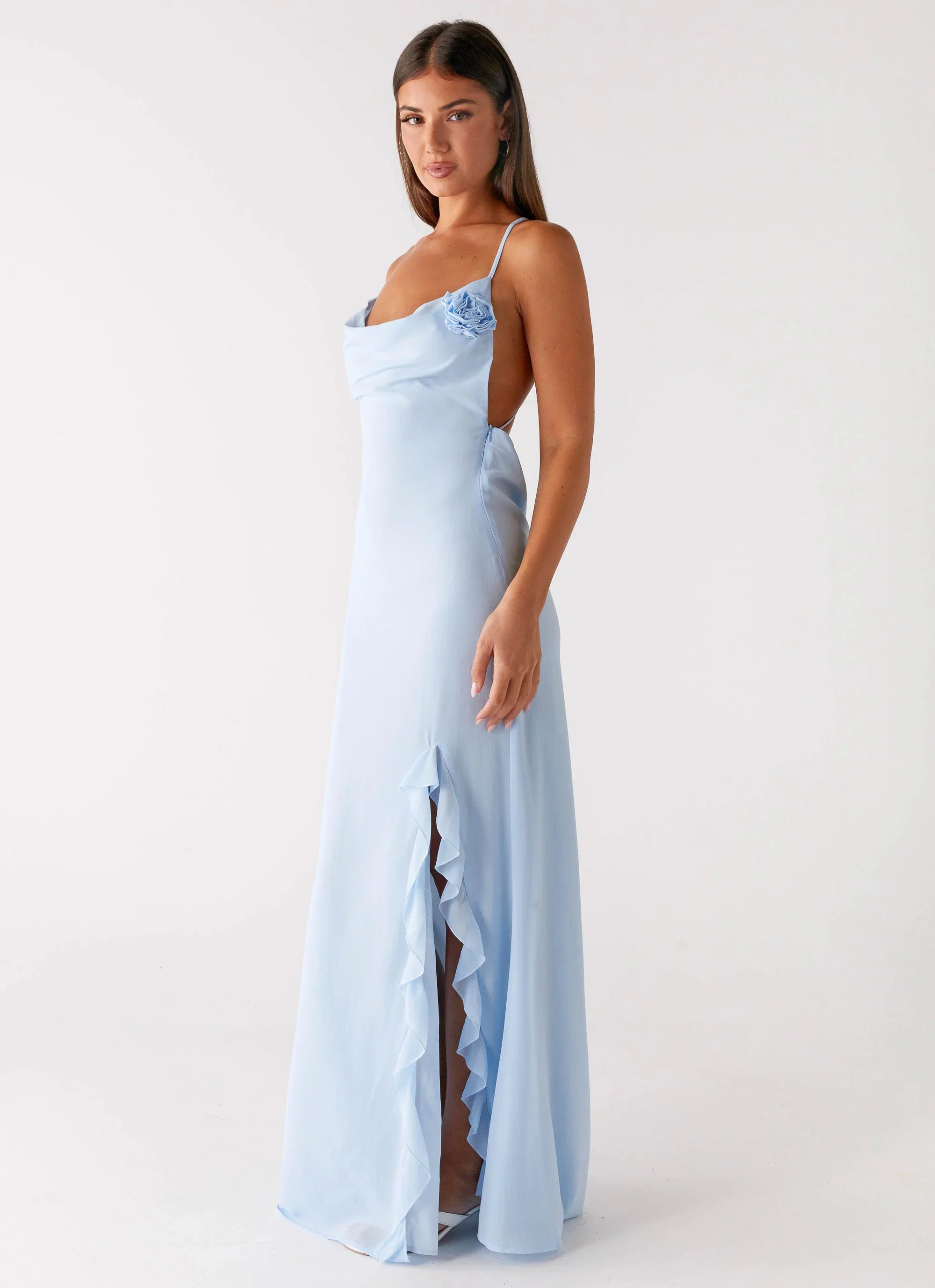 First Class Maxi Dress - Blue