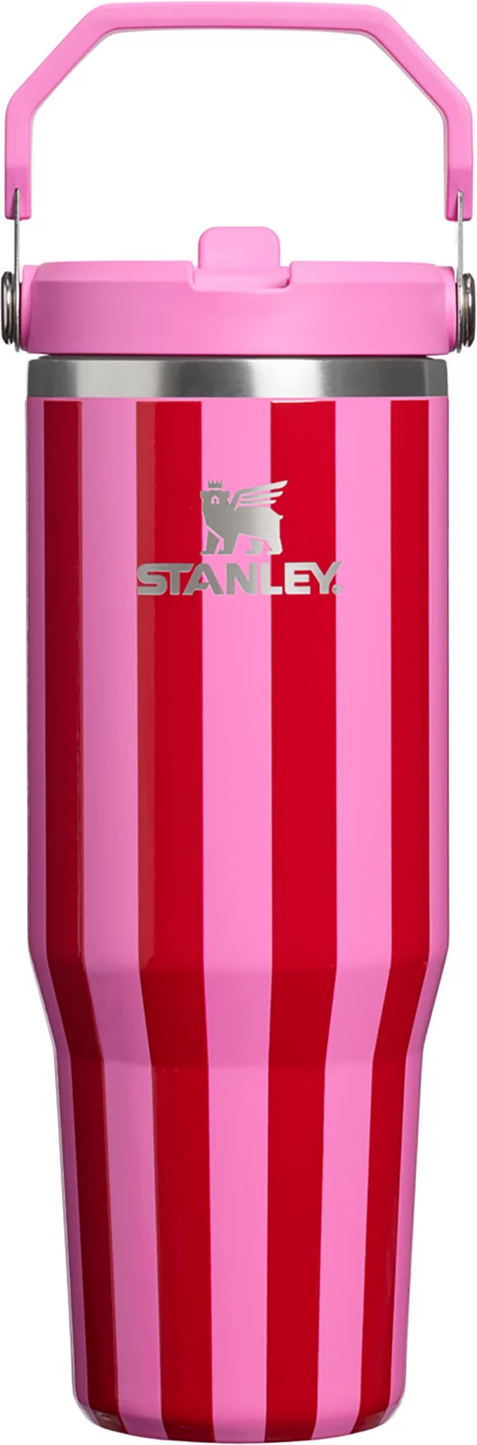 Stanley 30 oz. IceFlow 2.0 Flip Straw Tumbler - Holiday - Popsicle Peppermint Stripe