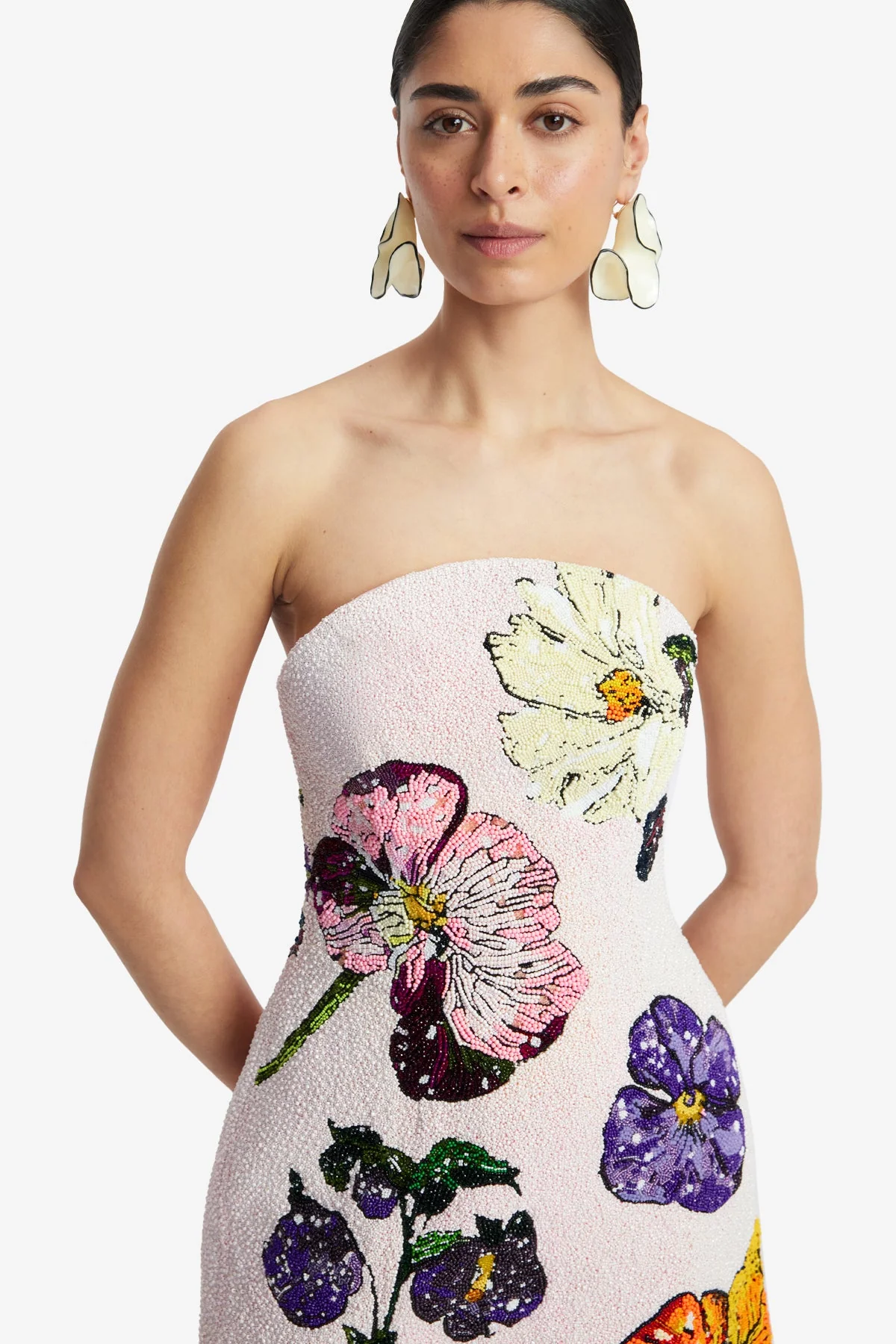 Zaria Beaded Bustier Mini Dress - Wildbloom