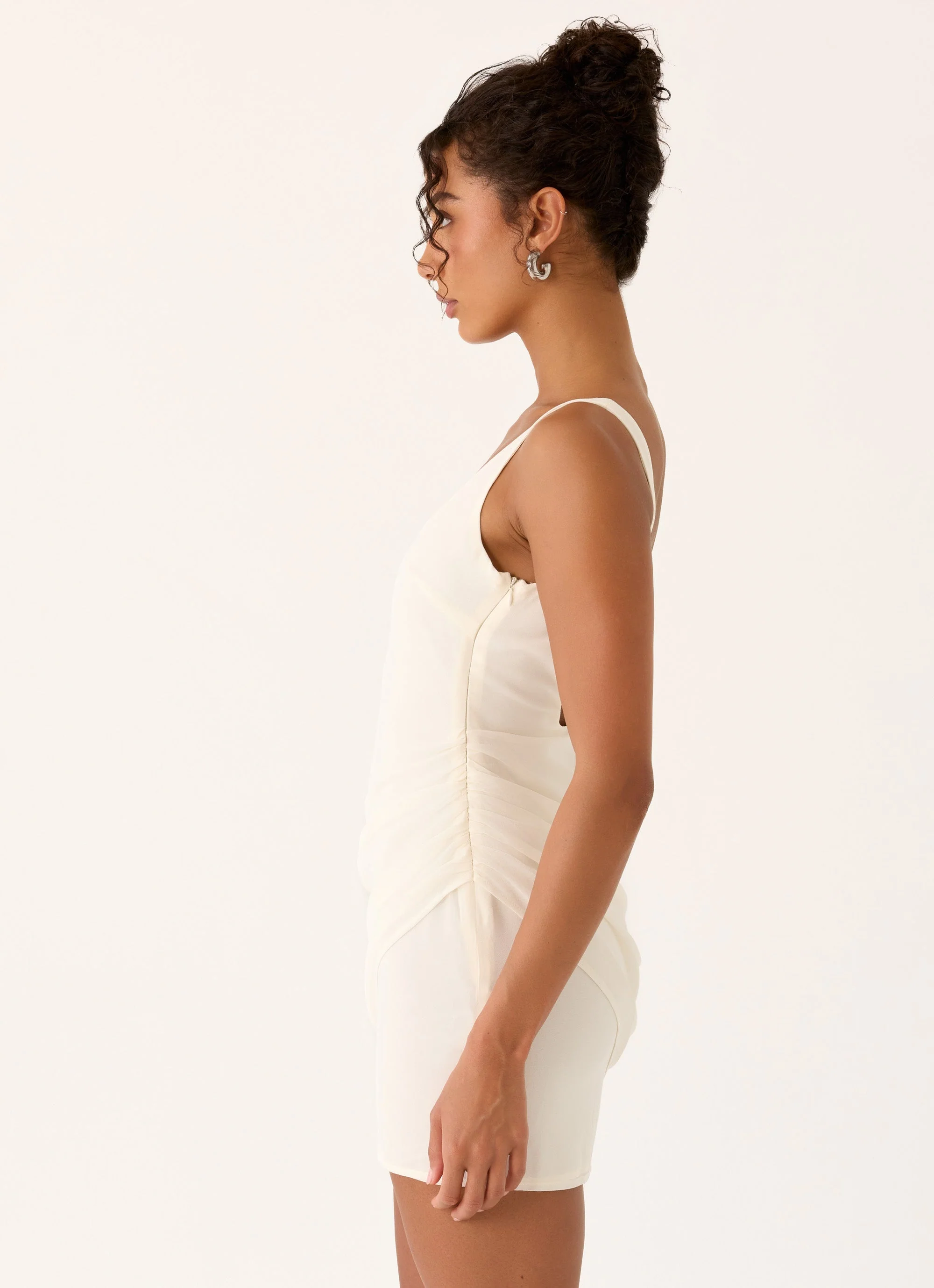 Bellini Babe Mini Dress - Ivory - luluinthesky