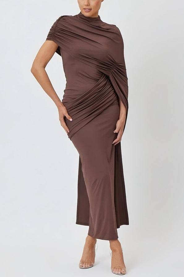 Asymmetry Mini Knitted Semi Formal Wedding Guest Dresses 8475537997982