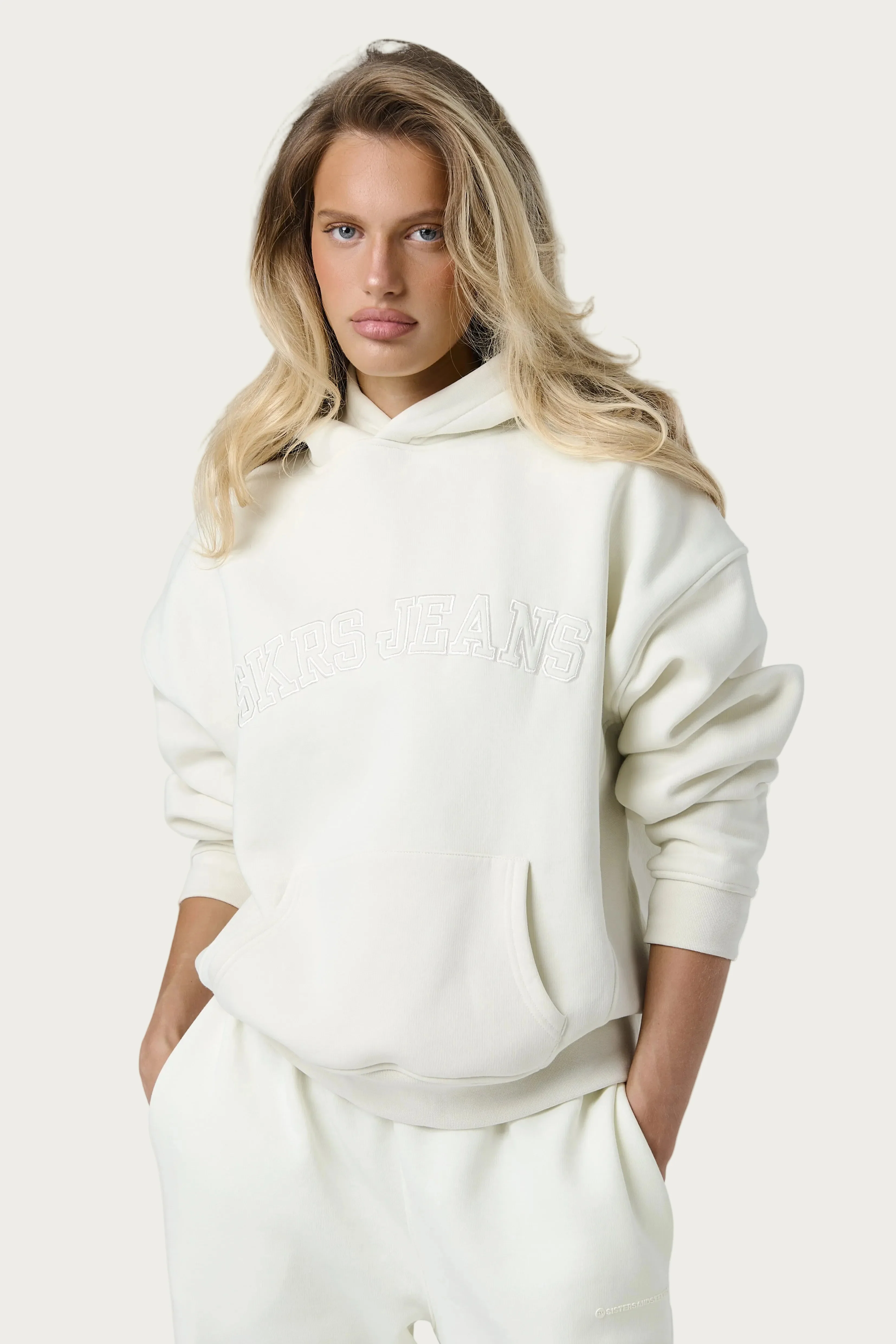 Series Hoodie in Cream Balm