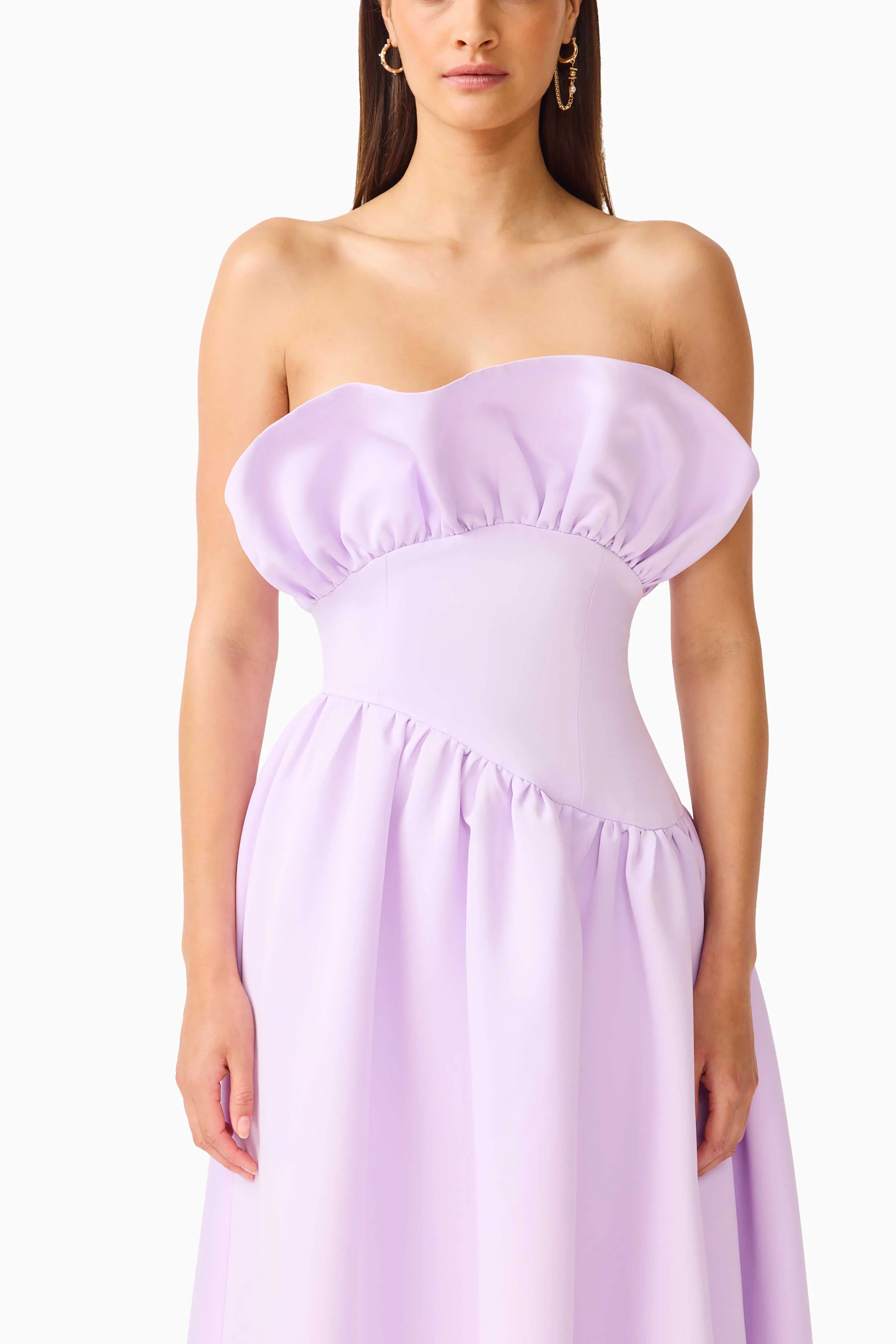 Laurel Sleeveless Maxi Dress in Purple