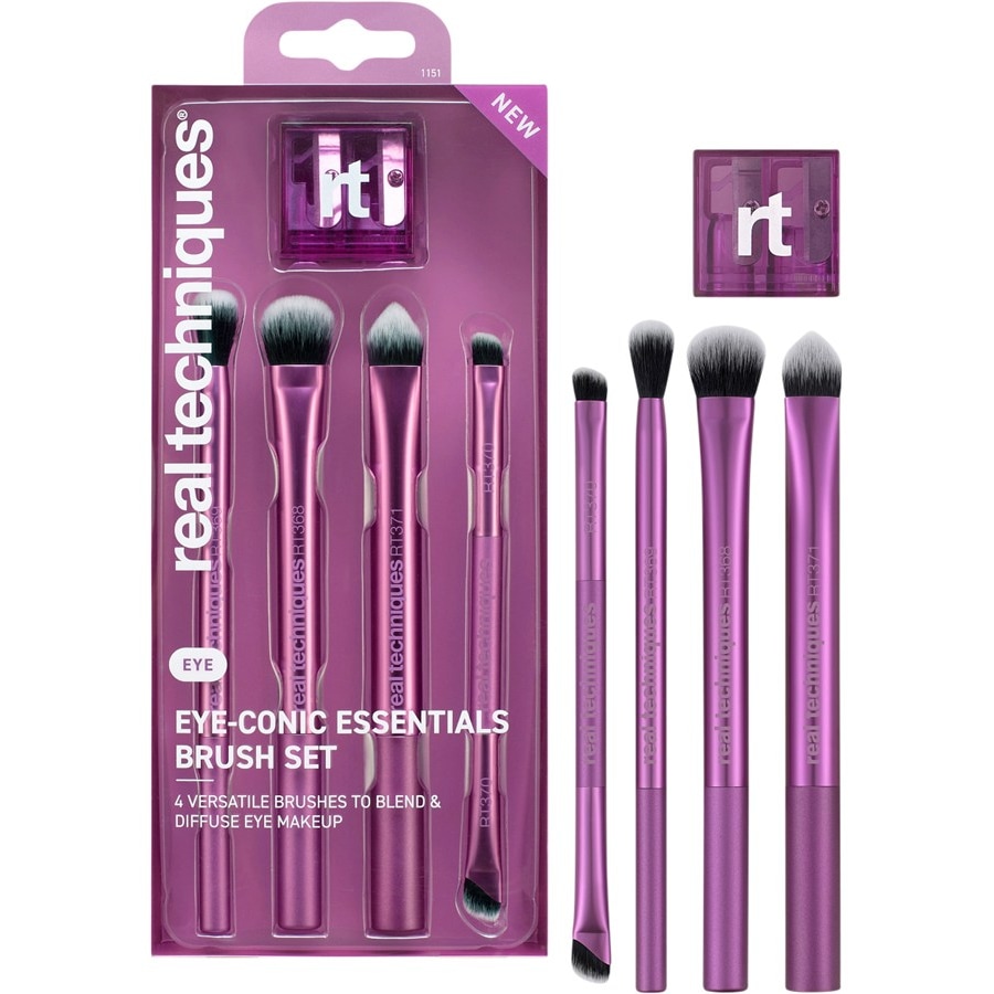 Real Techniques Eye Brushes Eye-Conic Essentials Brush Set