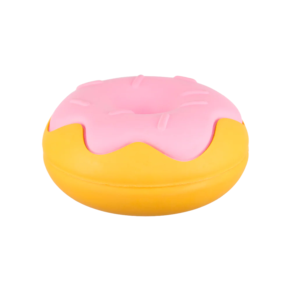 Dunkin'® Strawberry Donut Durable Super Chewer Dog Toy