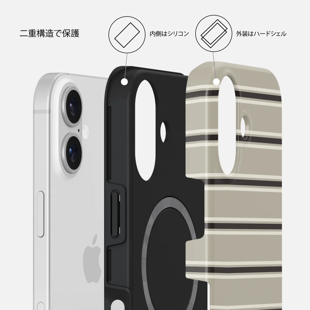 Parallel - iPhone 16 Plus ケース