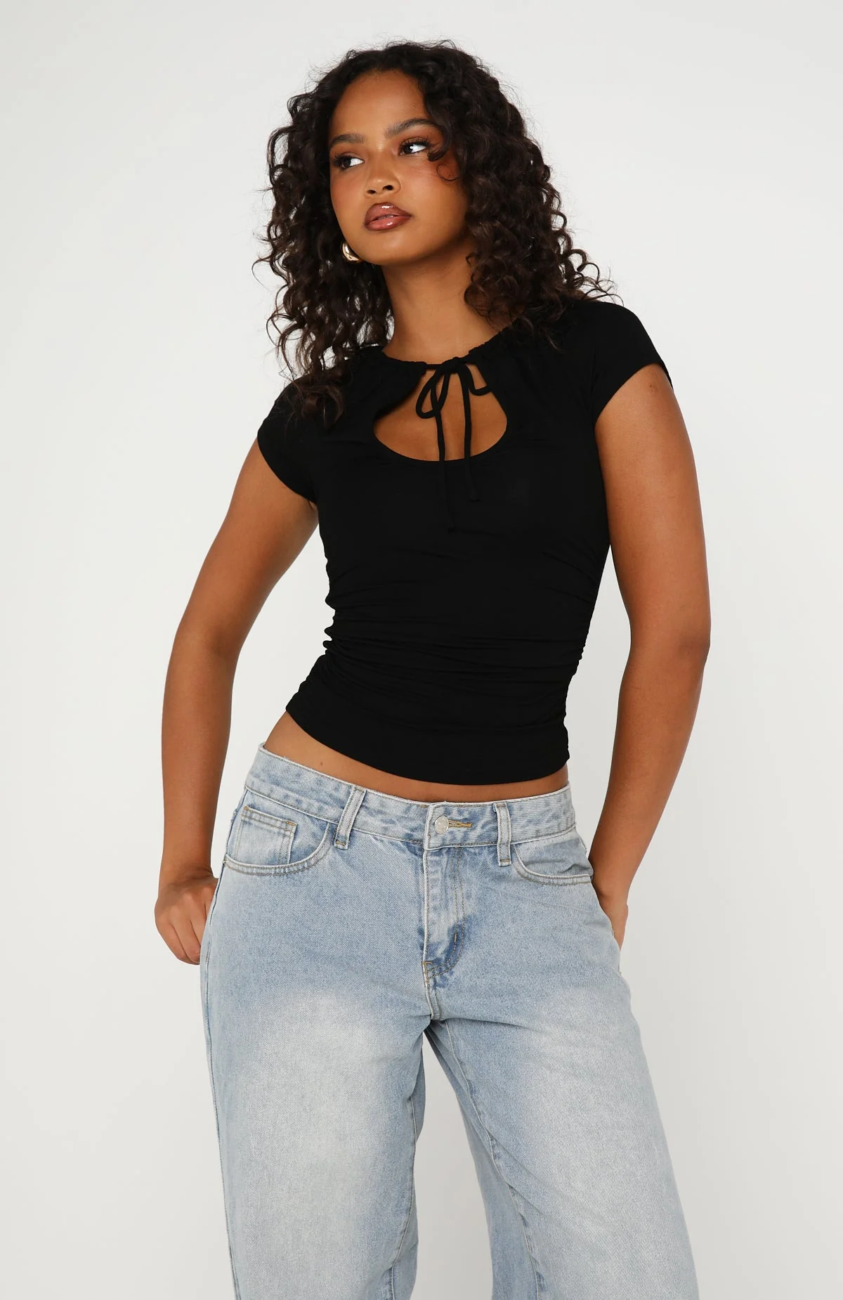 Love Is The Answer Top Black
