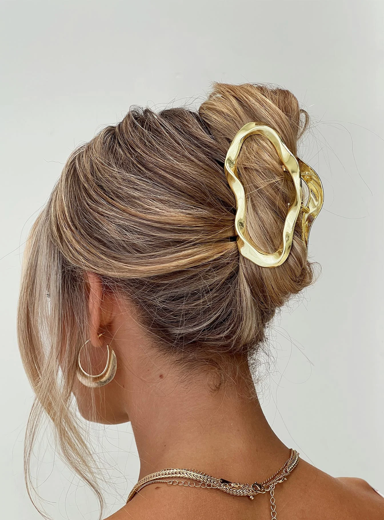 Take It Off Hair Clip Gold