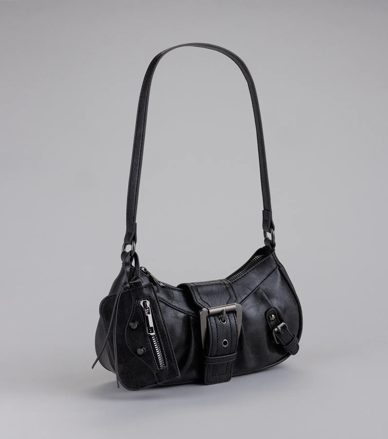 High Rating Buckle Strap Shoulder Bag