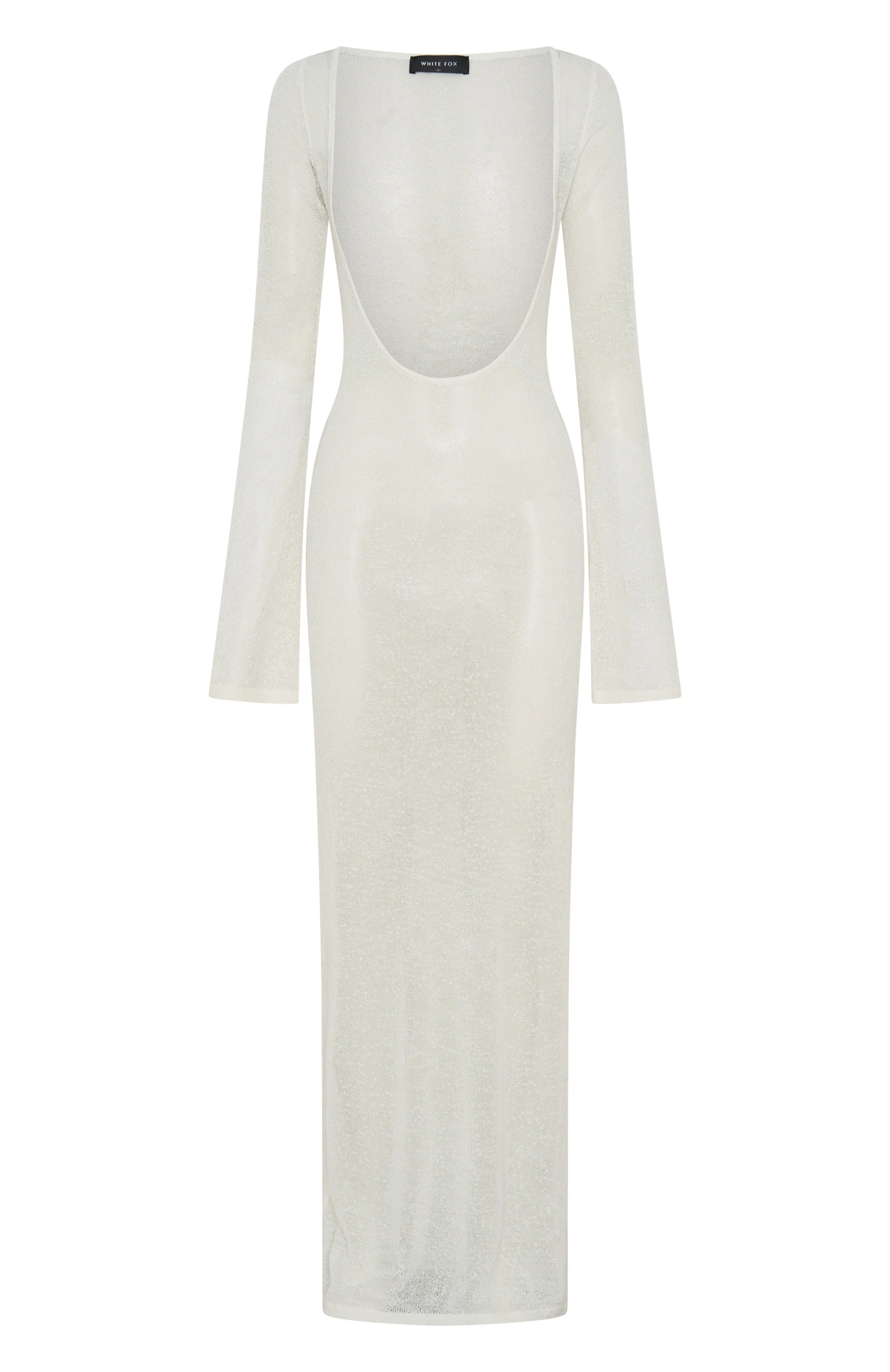 Malta Mermaids Long Sleeve Maxi Dress White