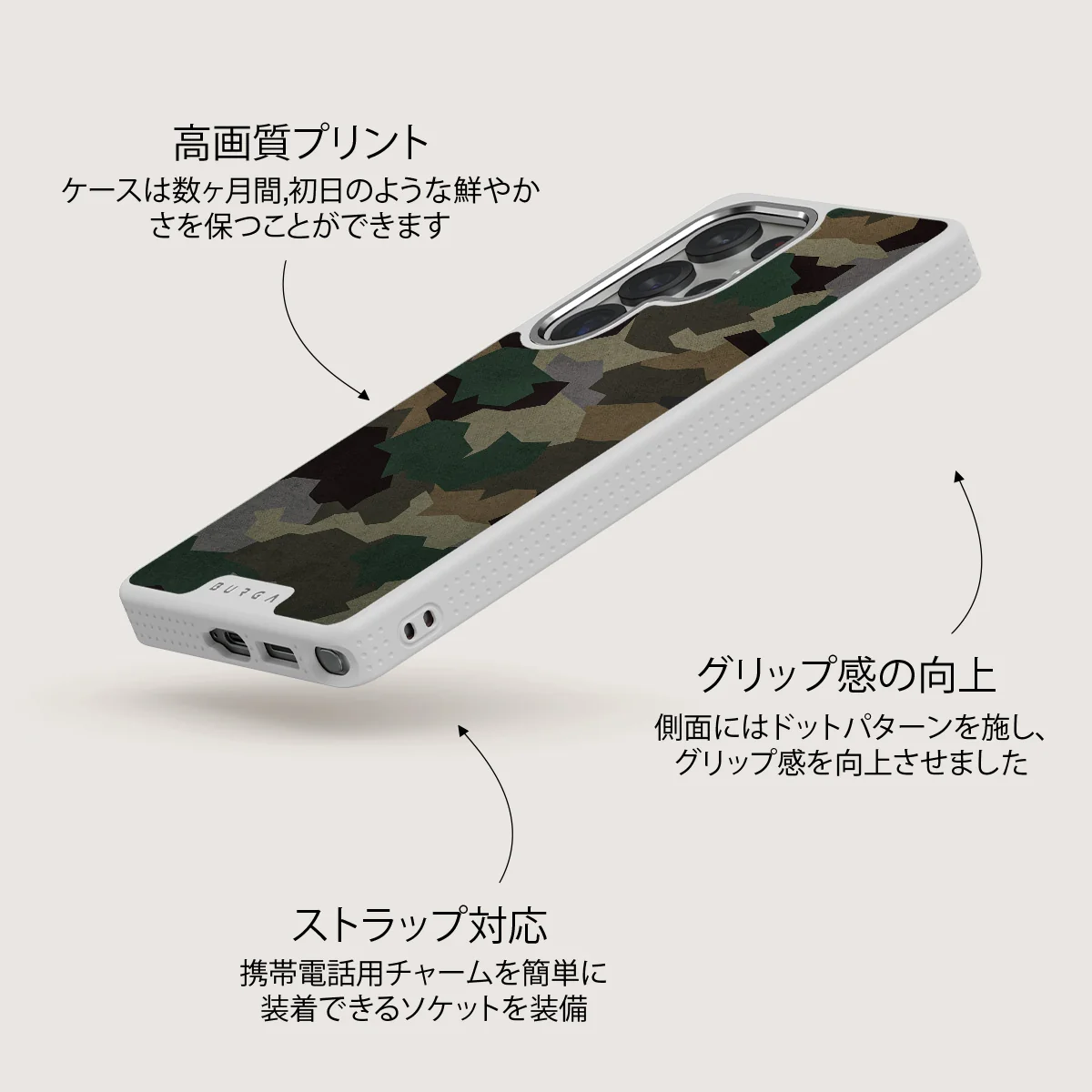 Tropical Green Camo - Samsung Galaxy S25 Ultra ケース