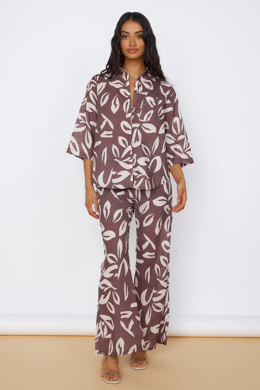 Midnight Enchantment Top Brown