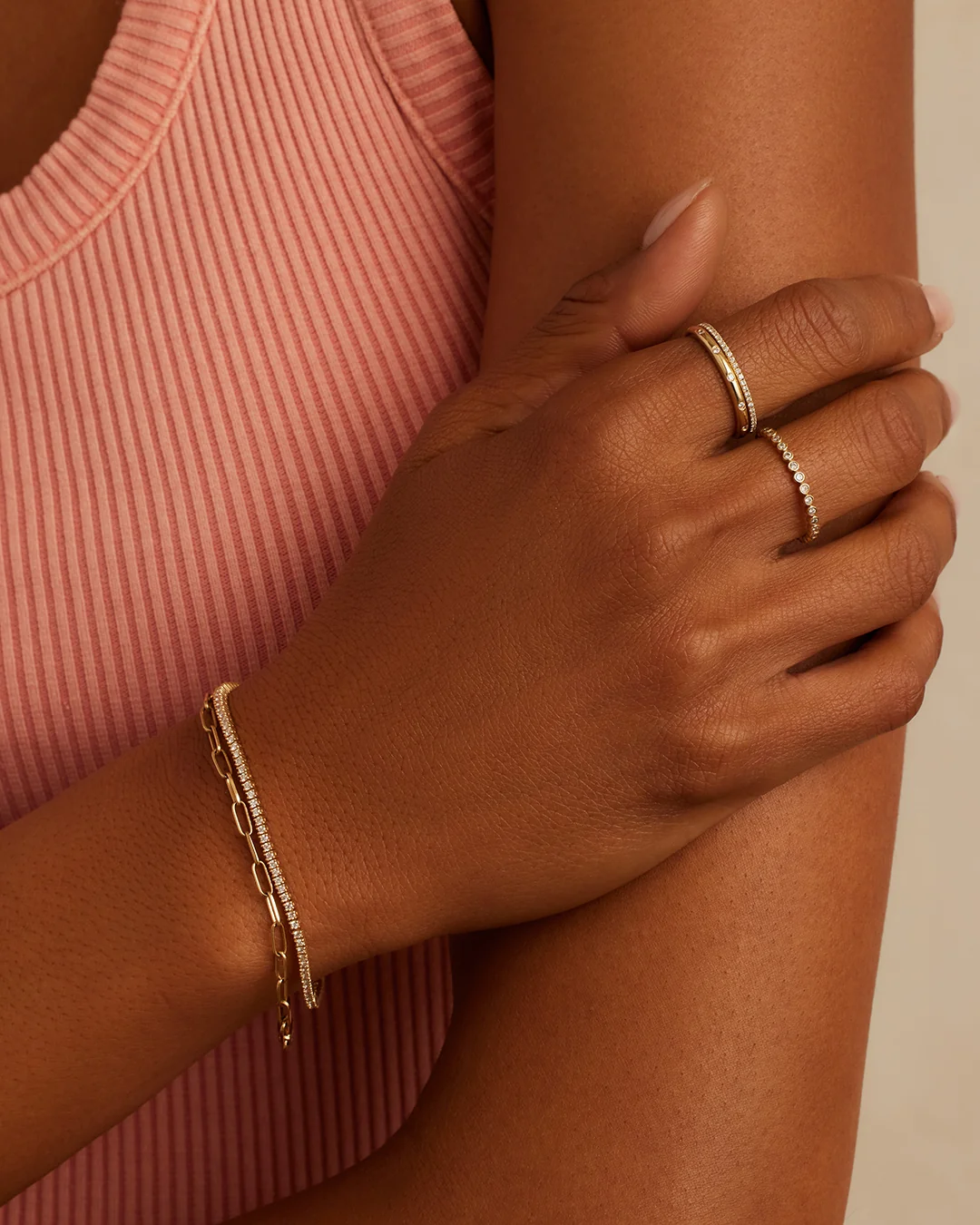 14K Melbourne Diamond Tennis Bracelet