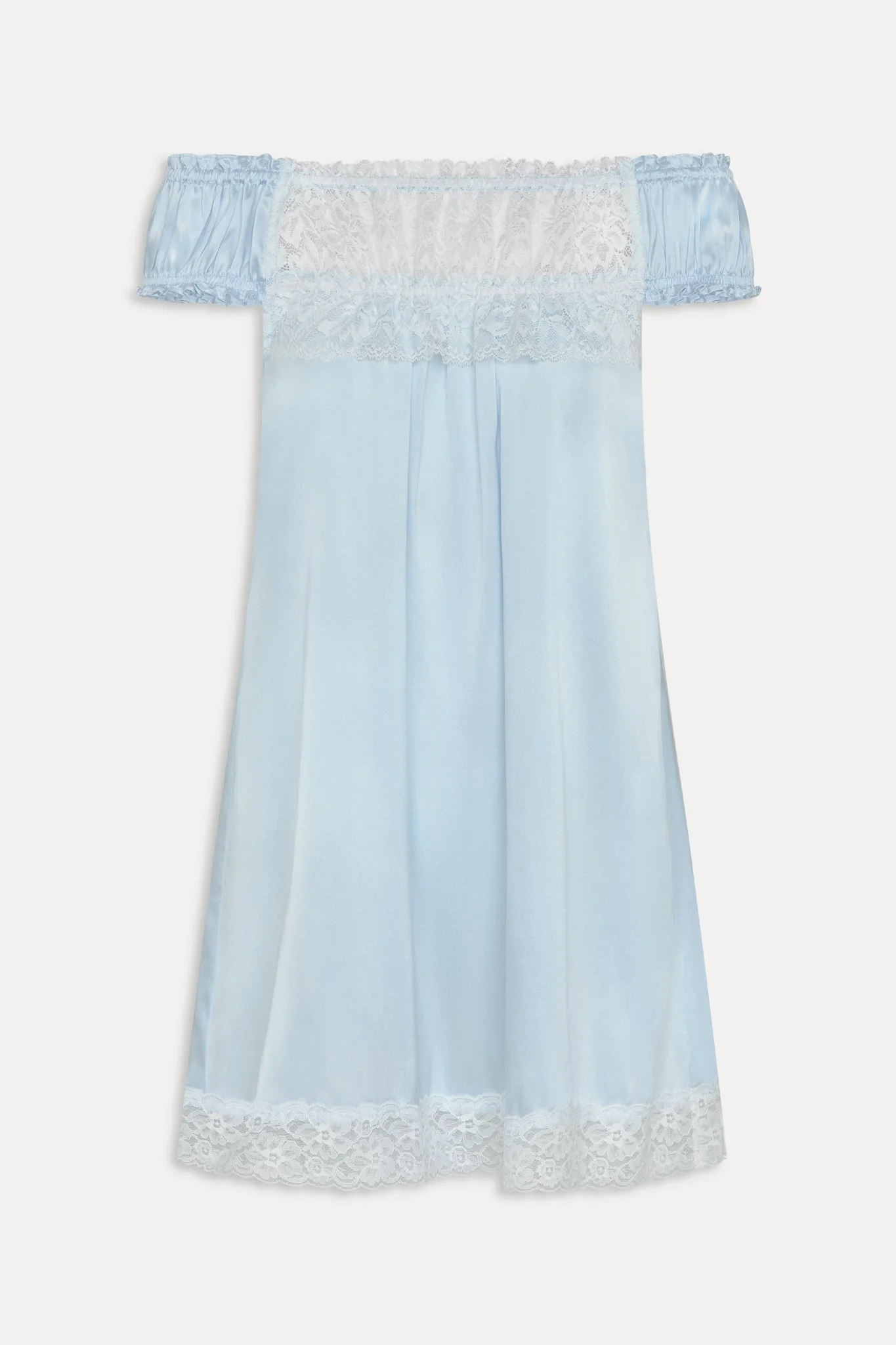 Carlisle Silk Babydoll Dress - Beach Club