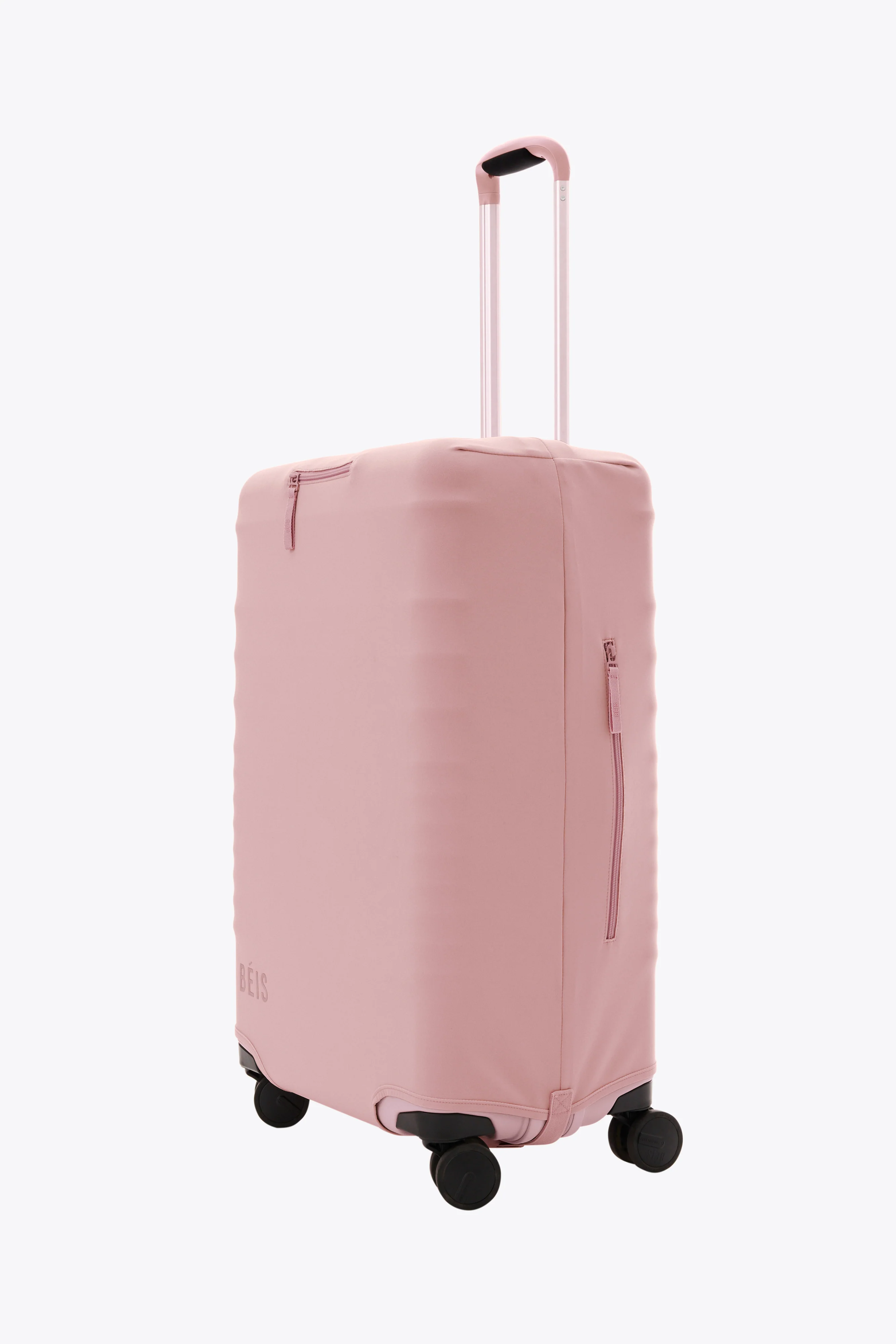 BEIS 'The Large Check-In Luggage Cover in Atlas Pink