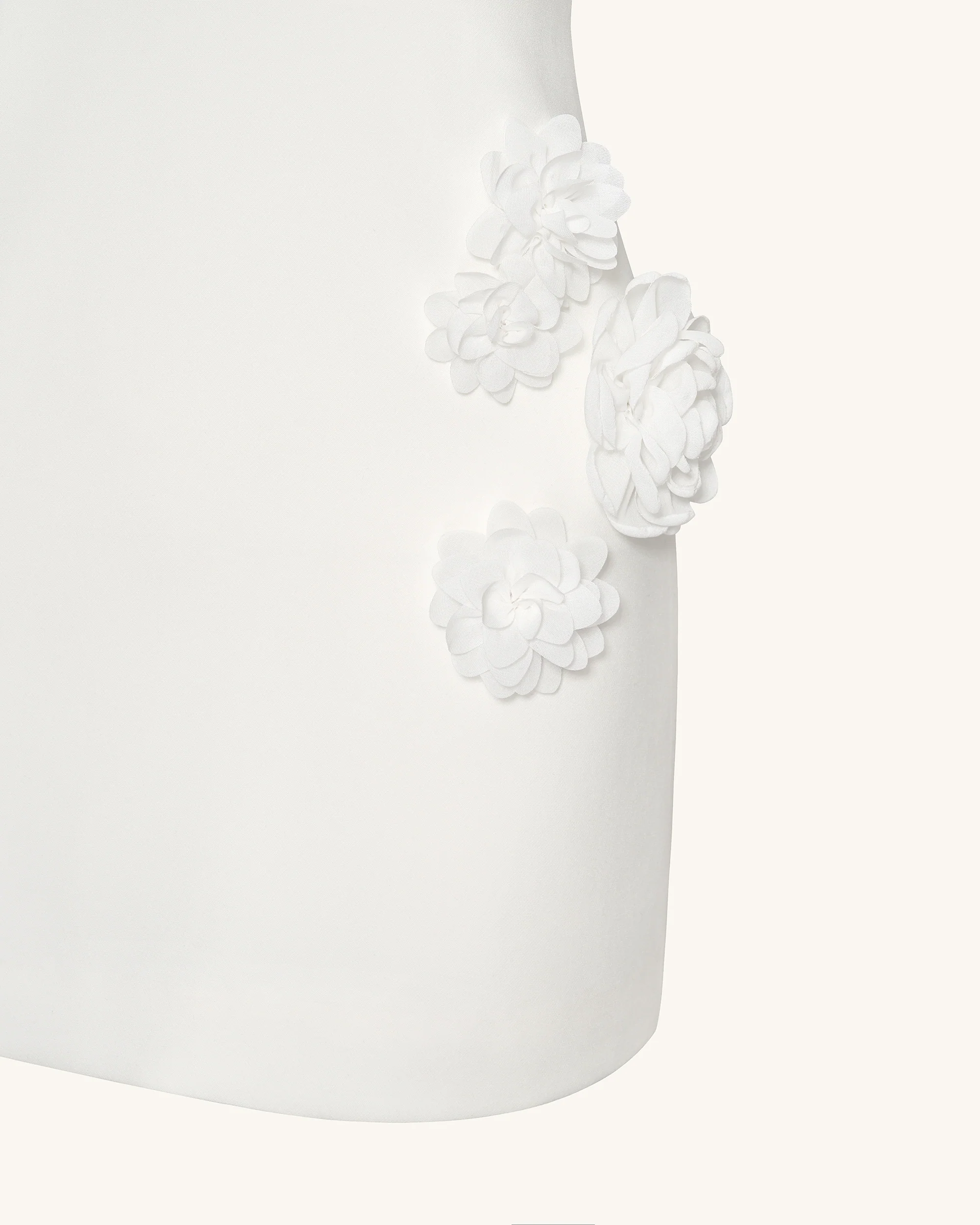 Blooming Beauty Evening Dress - White - FASHION NOB