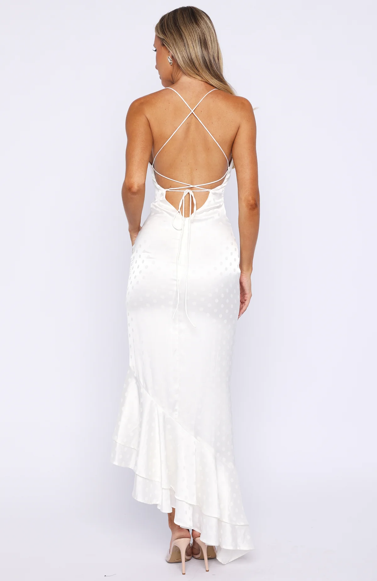 Starlit Skies Maxi Dress Off White