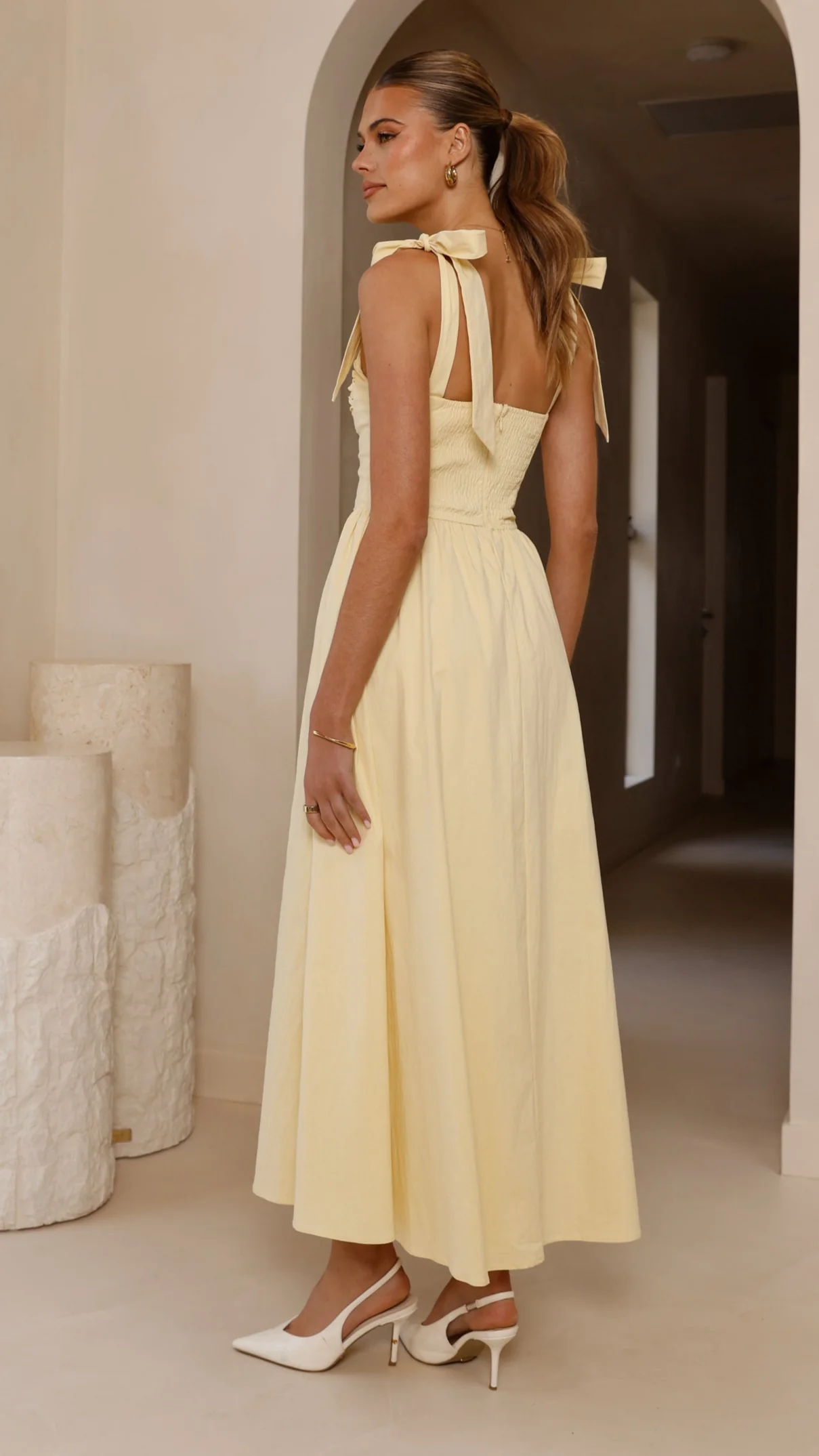Haisley Maxi Dress - Yellow - luluinthesky