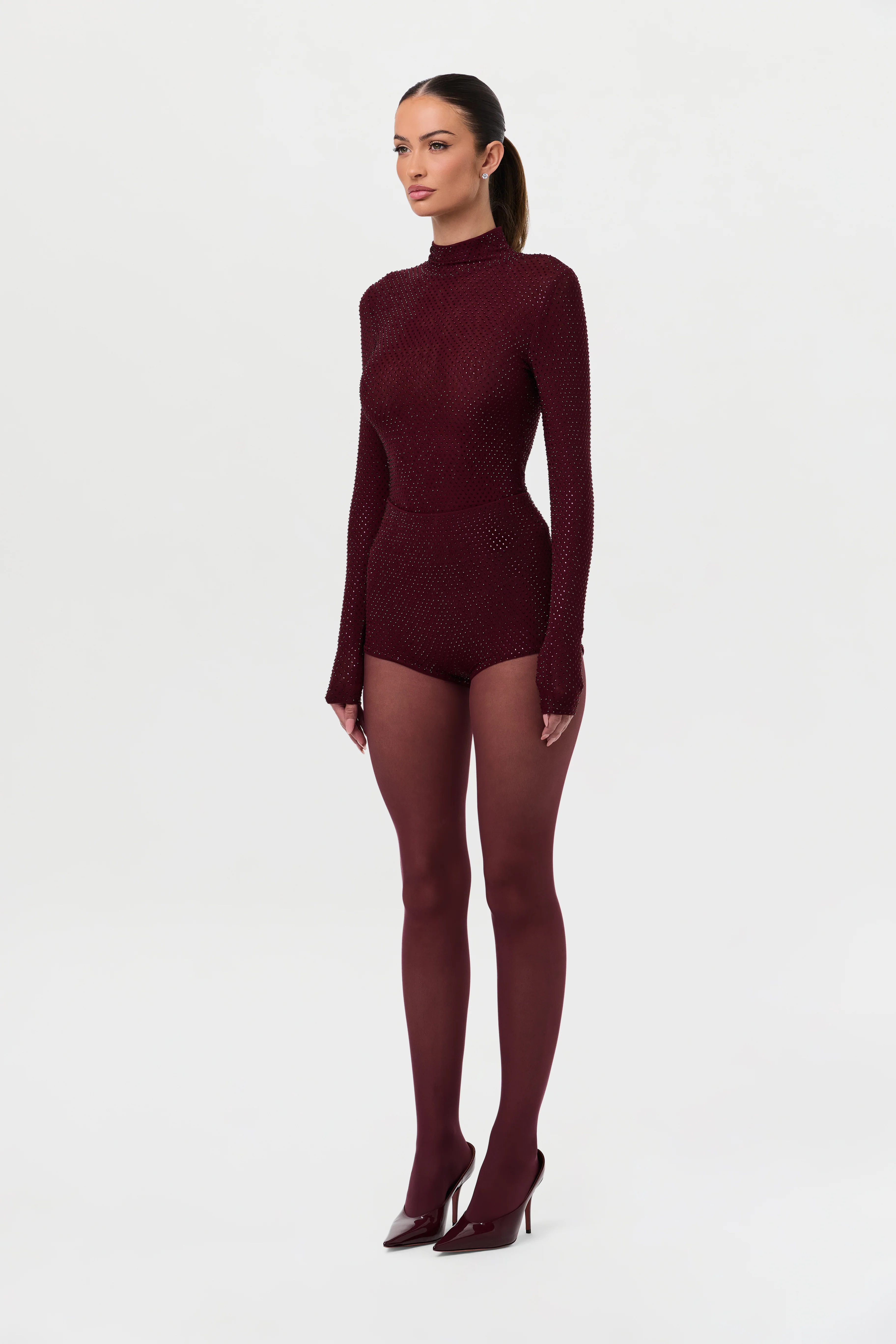 Crystal High Waisted Hot Pants