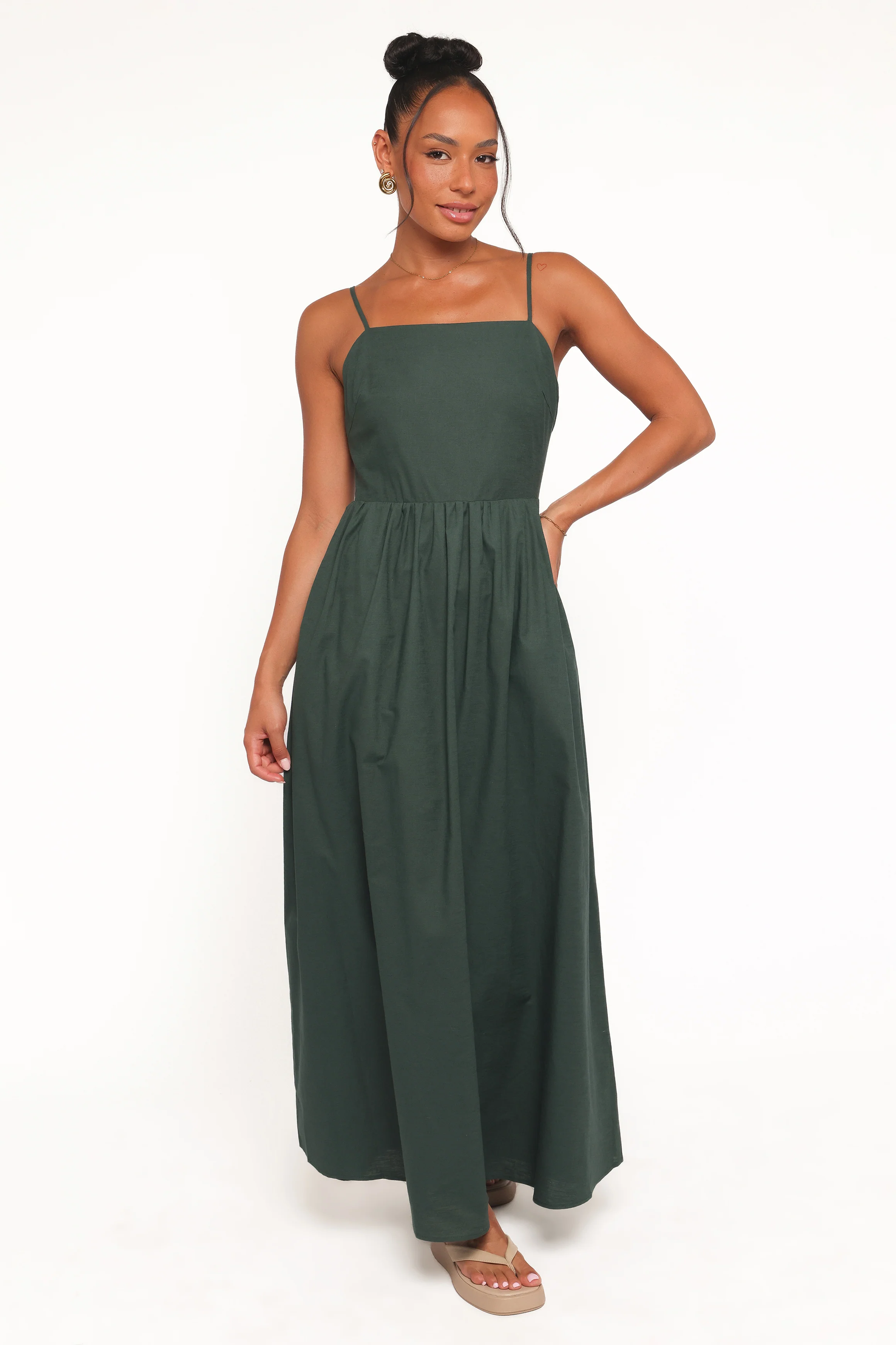 Savannah Maxi Dress - Forest Green